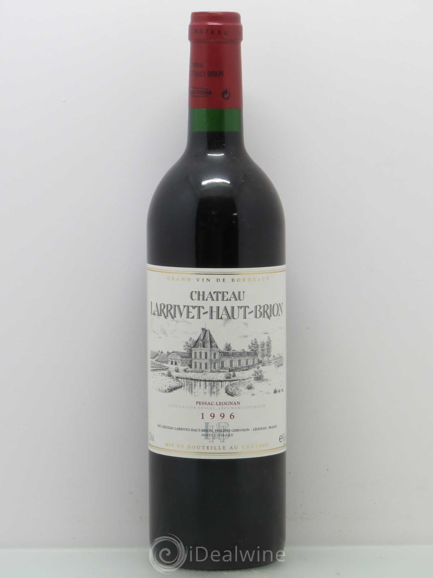Château Larrivet Haut-Brion 1996 - Lot de 1 bouteille - 0