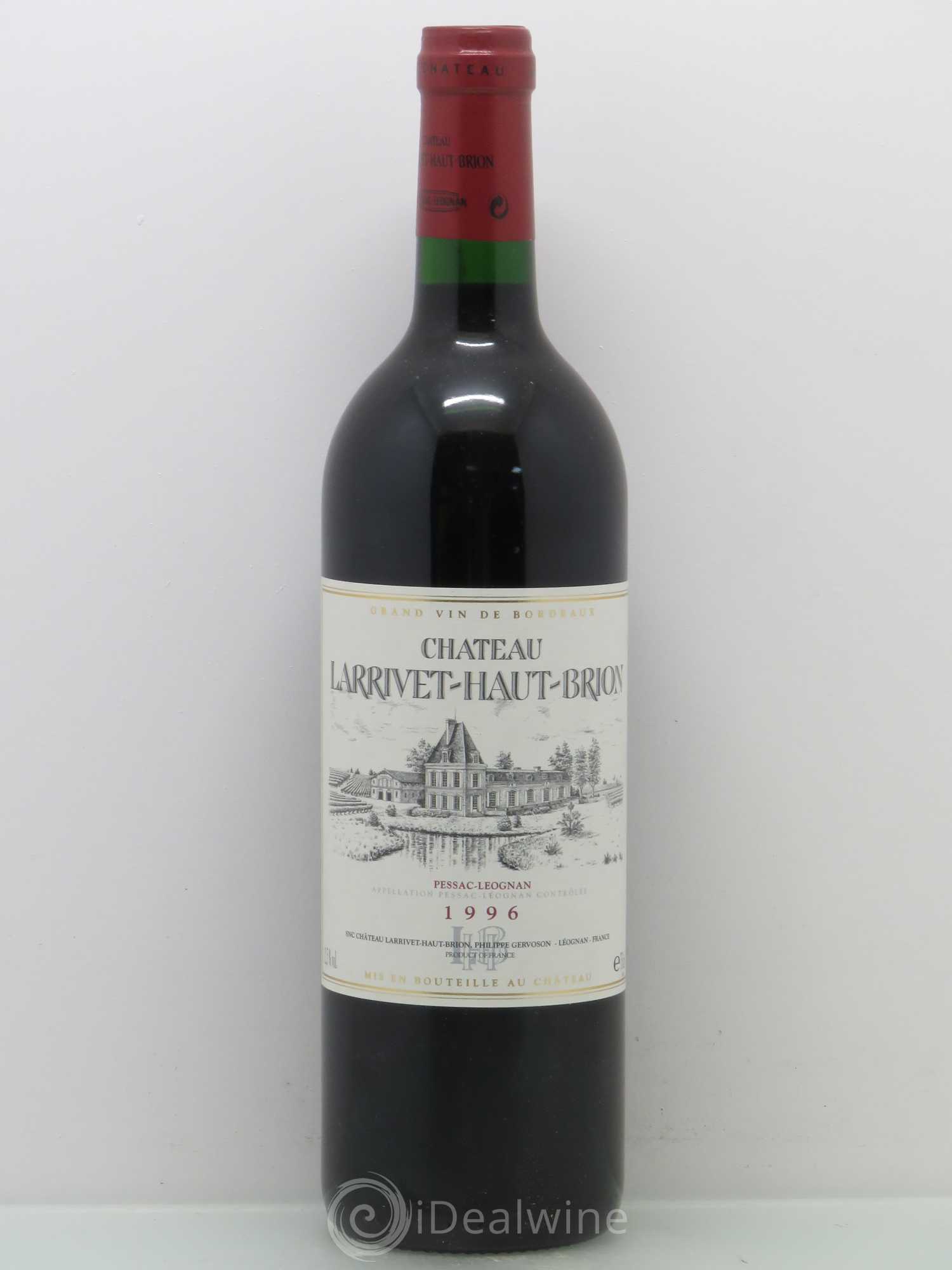 Château Larrivet Haut-Brion 1996 - Lot de 1 bouteille - 0