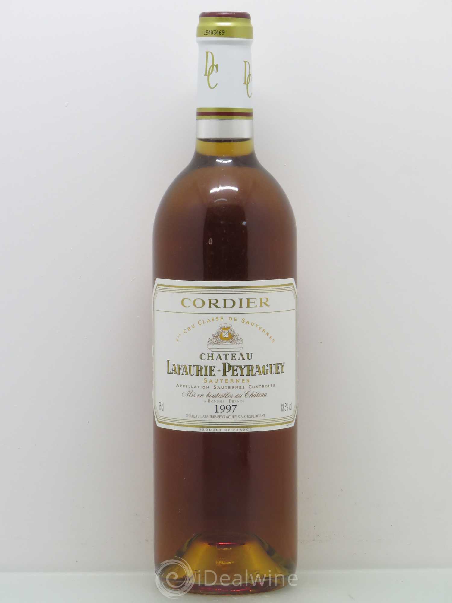 Château Lafaurie-Peyraguey 1er Grand Cru Classé 1997 - Lotto di 1 bottiglia - 0