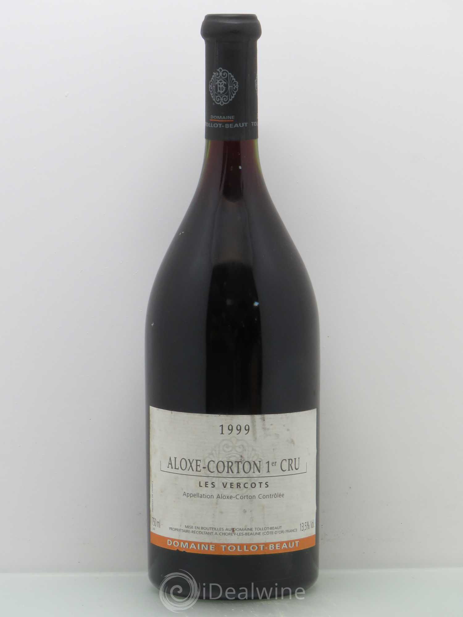 Aloxe-Corton 1er Cru Les Vercots Tollot Beaut (Domaine) 1999 - Lot de 1 bouteille - 0