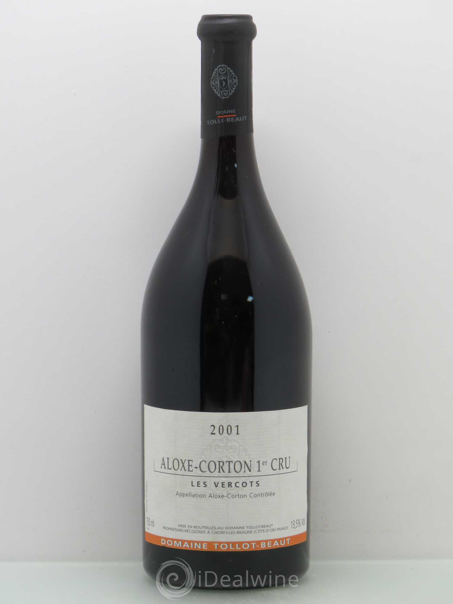 Aloxe-Corton 1er Cru Les Vercots Tollot Beaut (Domaine) 2001 - Lot de 1 bouteille - 0