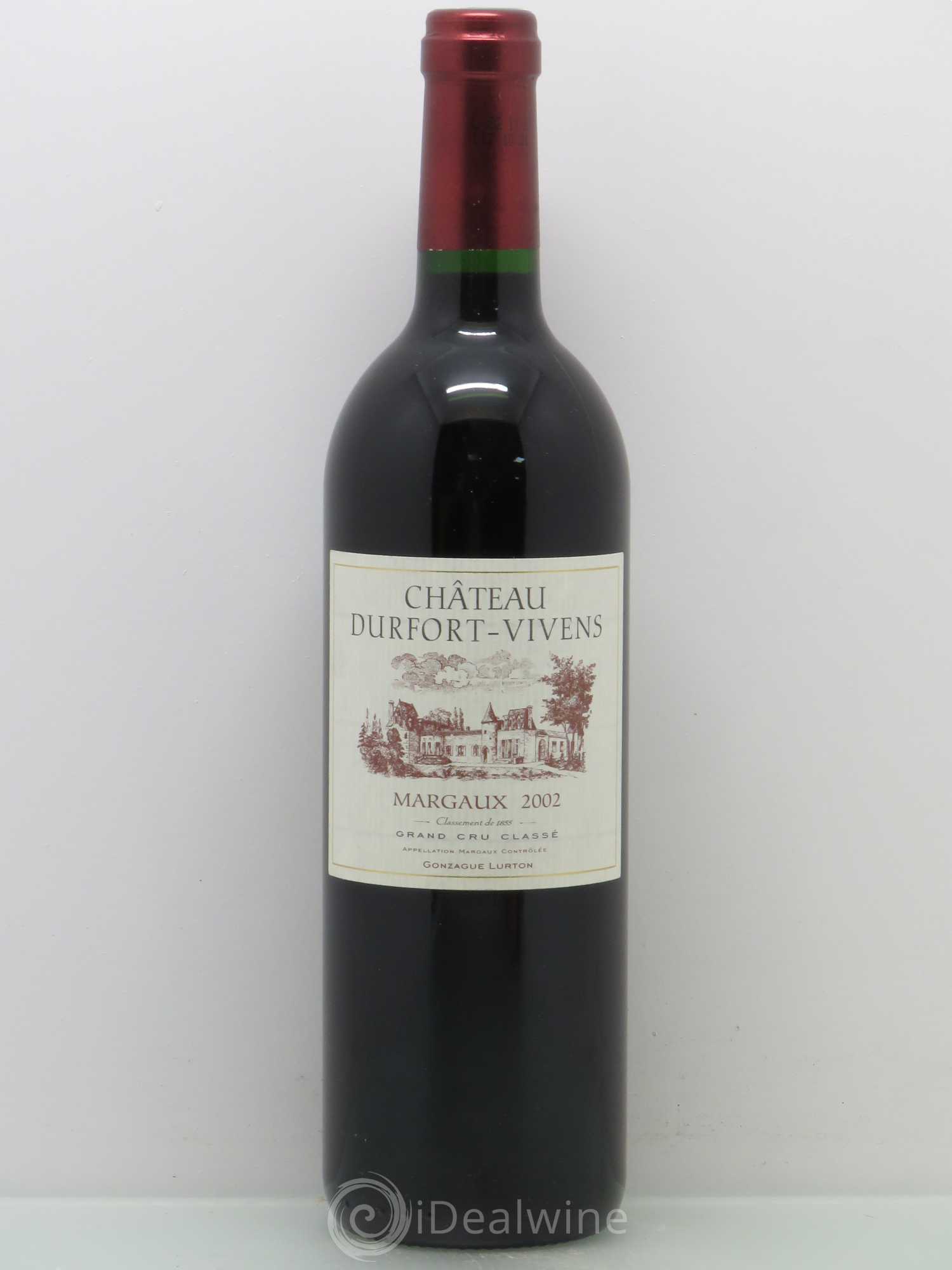 Château Durfort Vivens 2ème Grand Cru Classé 2002 - Lot de 1 bouteille - 0