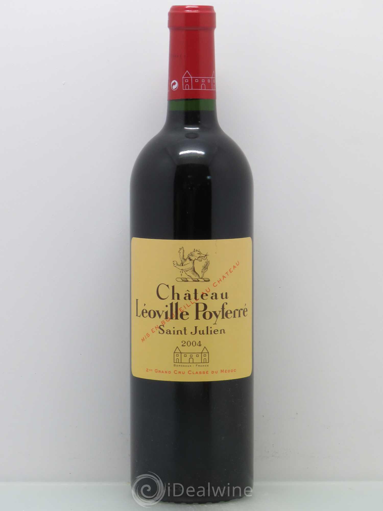 Château Léoville Poyferré 2ème Grand Cru Classé 2004 - Lot de 1 bouteille - 0