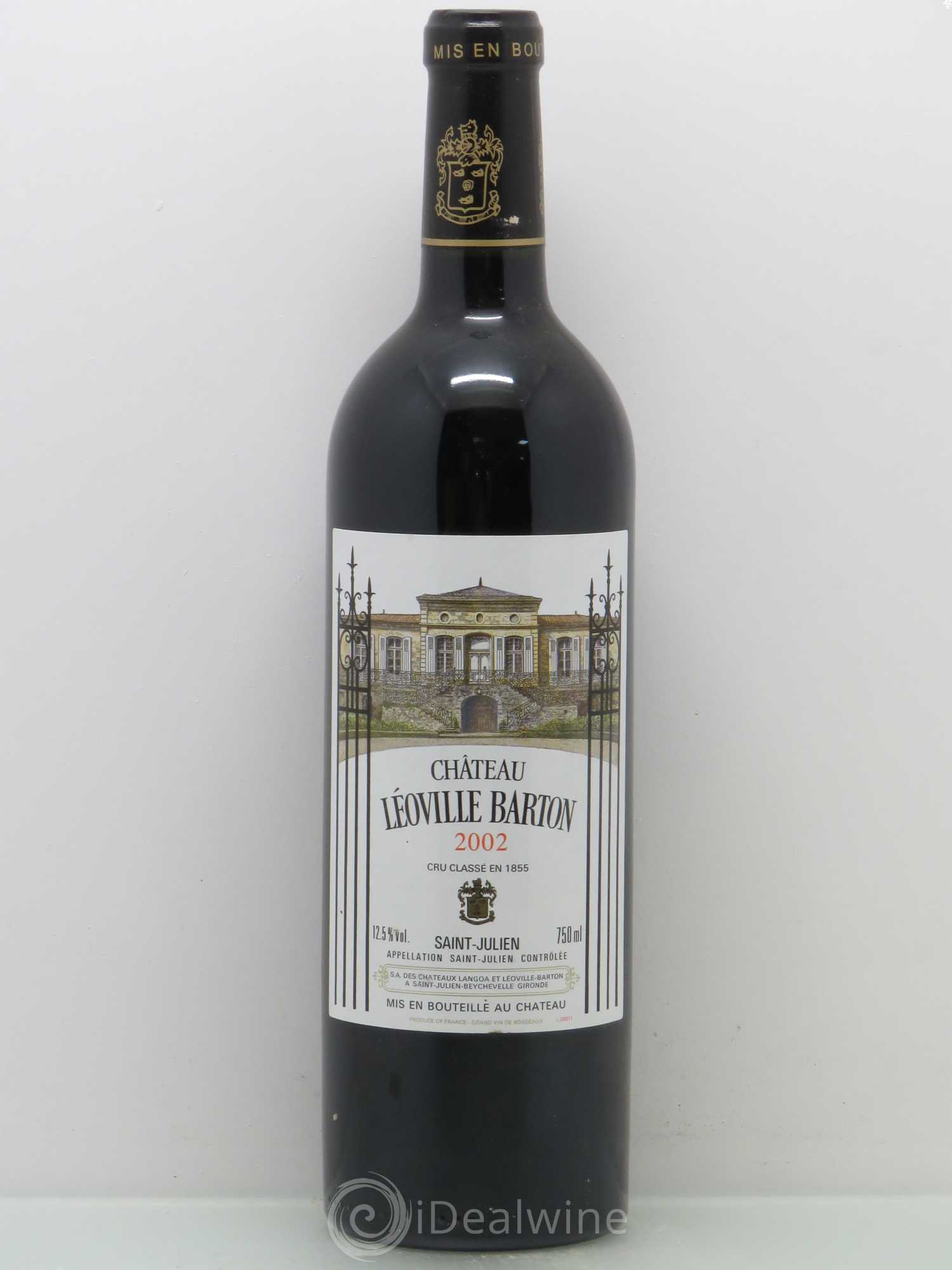 Château Léoville Barton 2ème Grand Cru Classé 2002 - Lot de 1 bouteille - 0