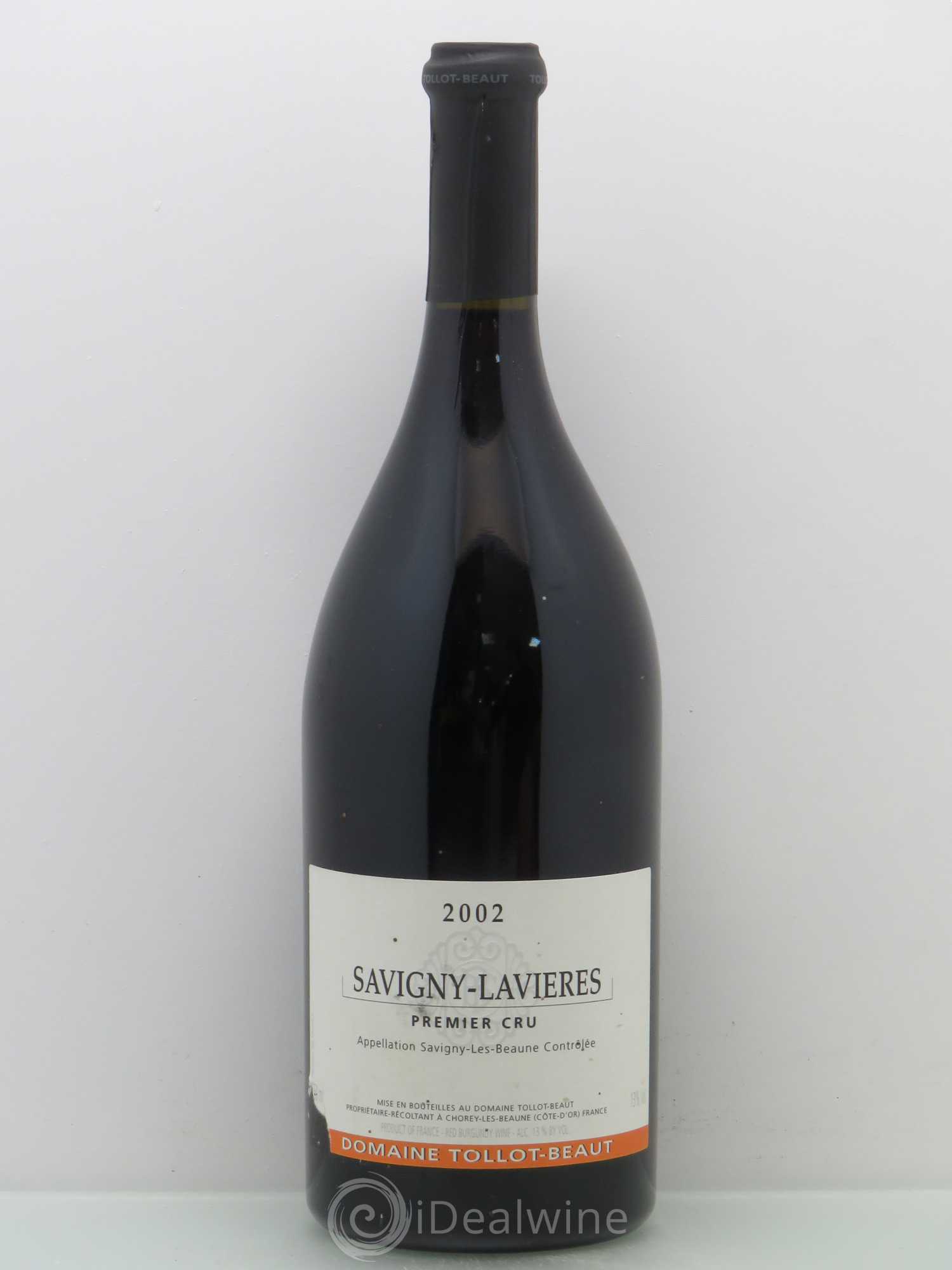Savigny-lès-Beaune 1er Cru Les Lavières Tollot Beaut (Domaine) 2002 - Lot de 1 bouteille - 0