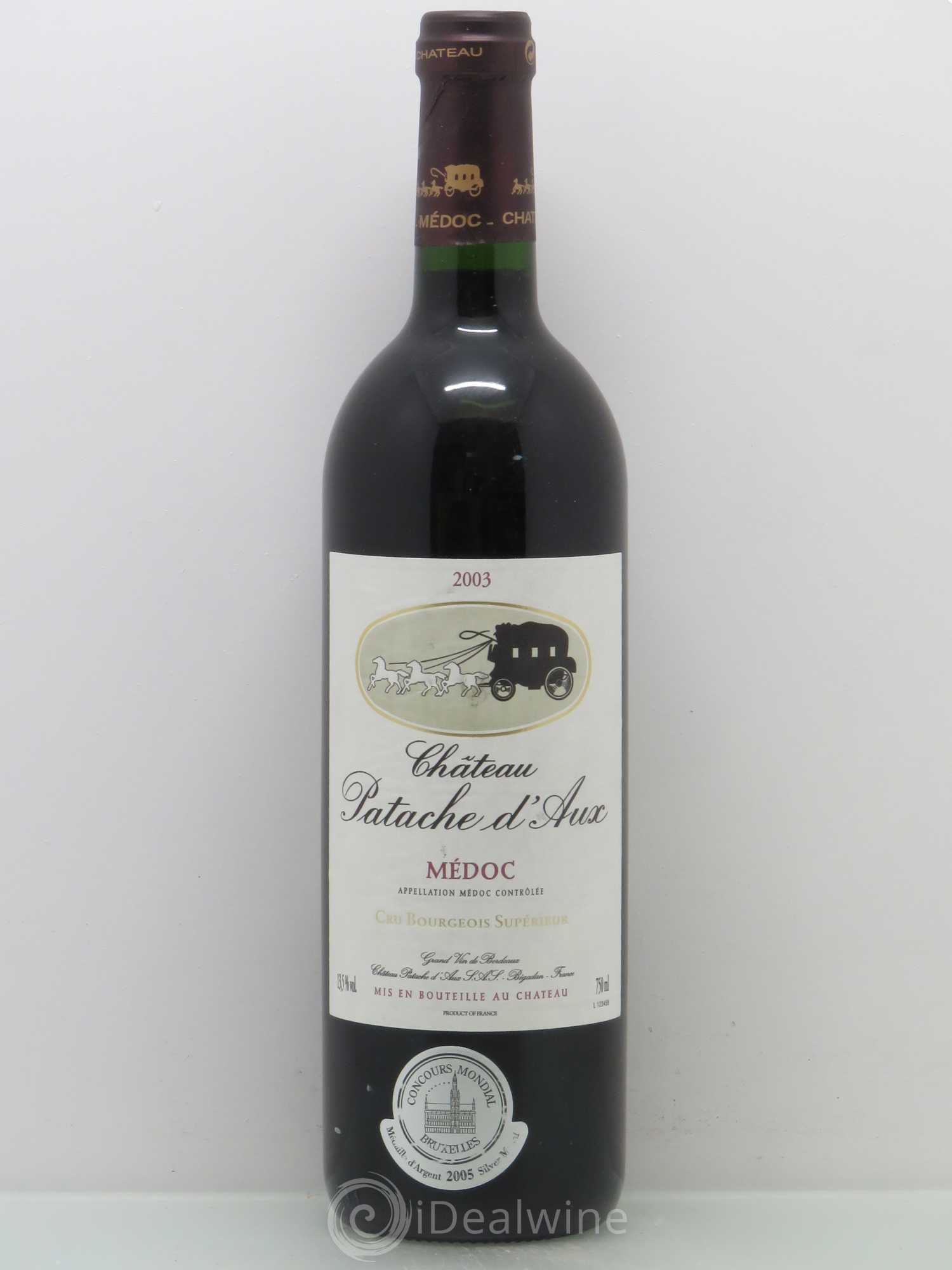 Château Patache d'Aux Cru Bourgeois 2003 - Posten von 1 Flasche - 0