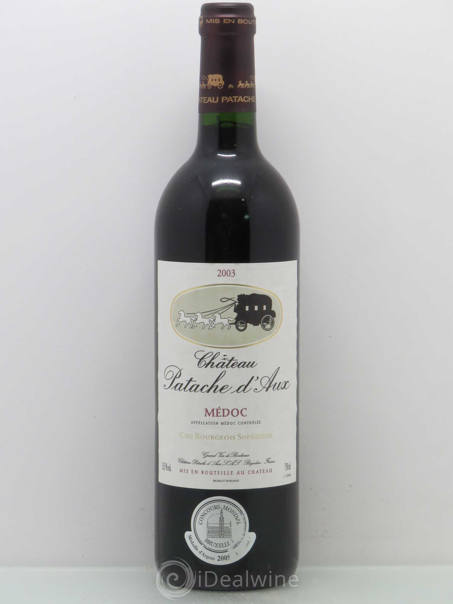 Château Patache d'Aux Cru Bourgeois 2003 - Posten von 1 Flasche - 0