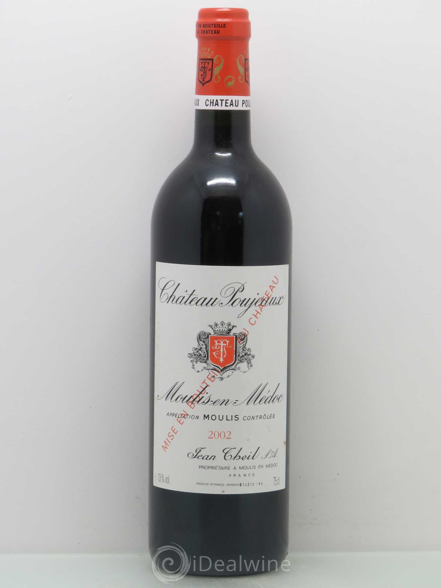 Château Poujeaux 2002 - Lot de 1 bouteille - 0