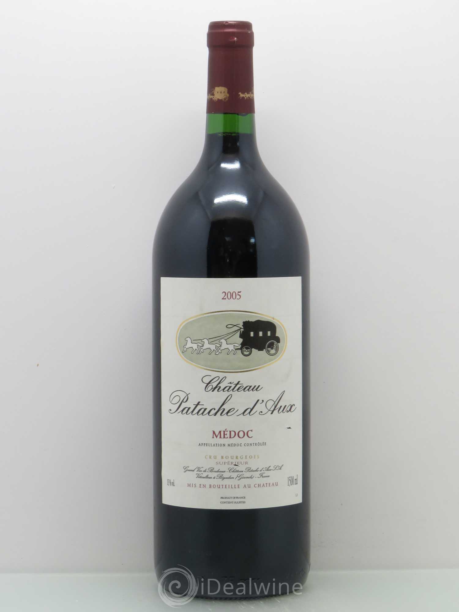 Château Patache d'Aux Cru Bourgeois 2005 - Lot de 1 magnum - 0