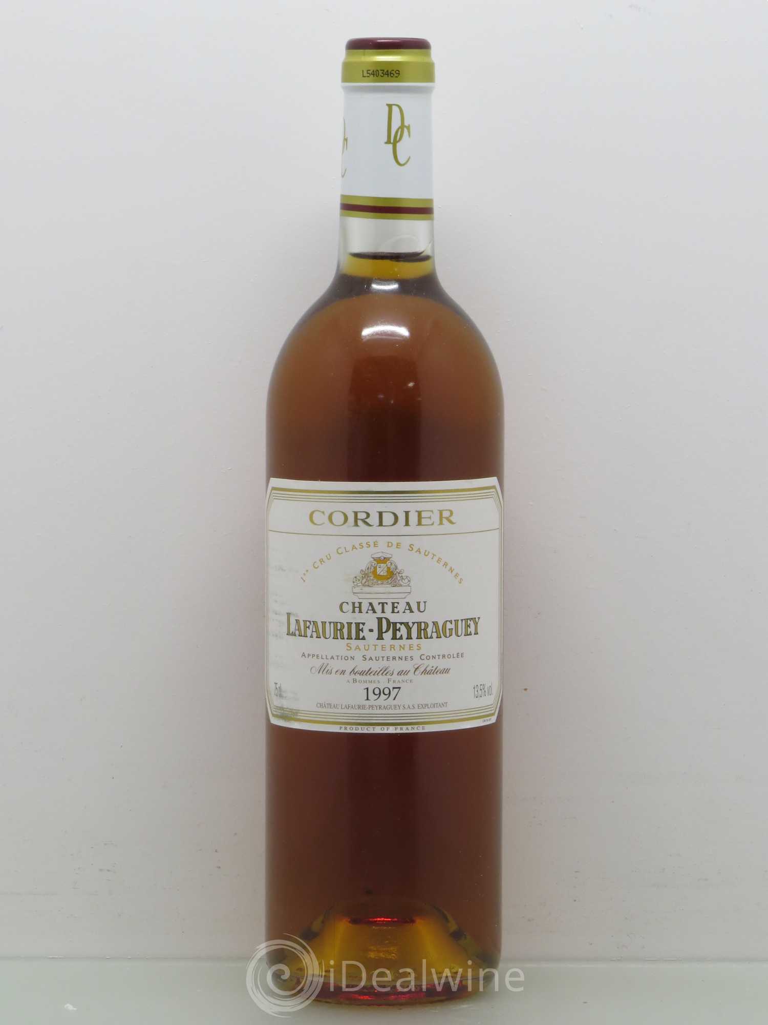 Château Lafaurie-Peyraguey 1er Grand Cru Classé 1997 - Lotto di 1 bottiglia - 0
