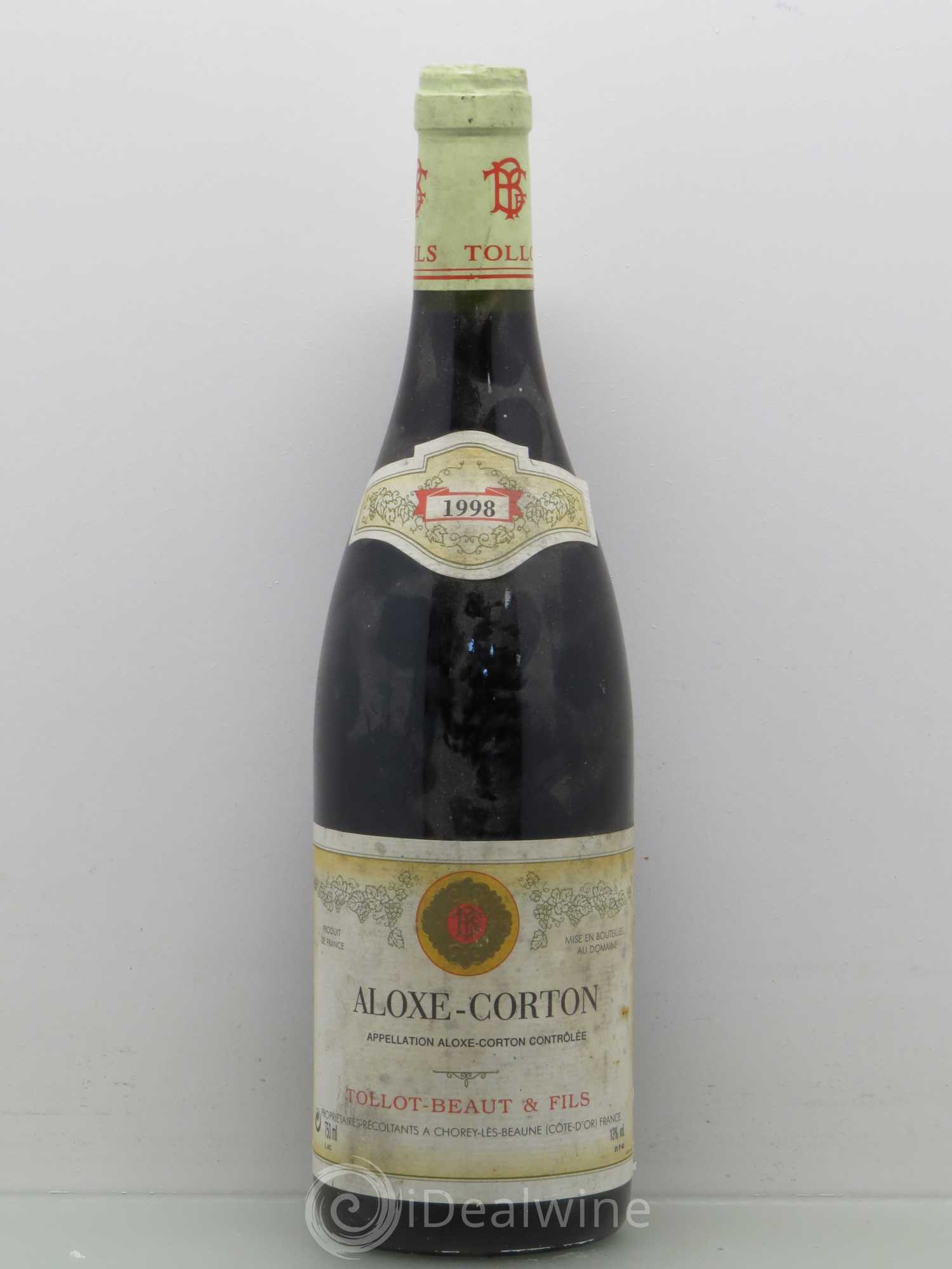 Aloxe-Corton Tollot Beaut (Domaine) 1998 - Lot de 1 bouteille - 0