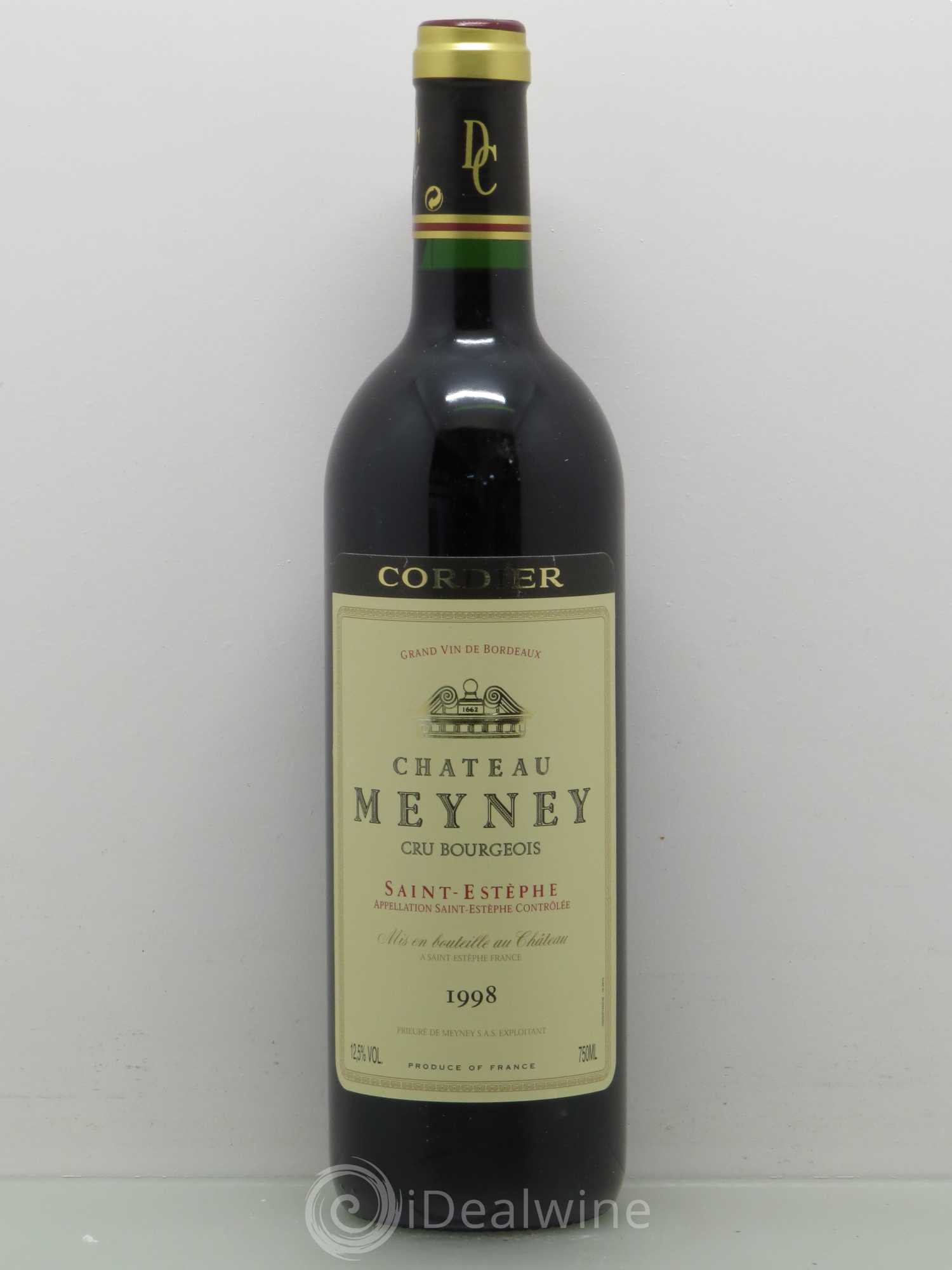 Château Meyney 1998 - Lot de 1 bouteille - 0