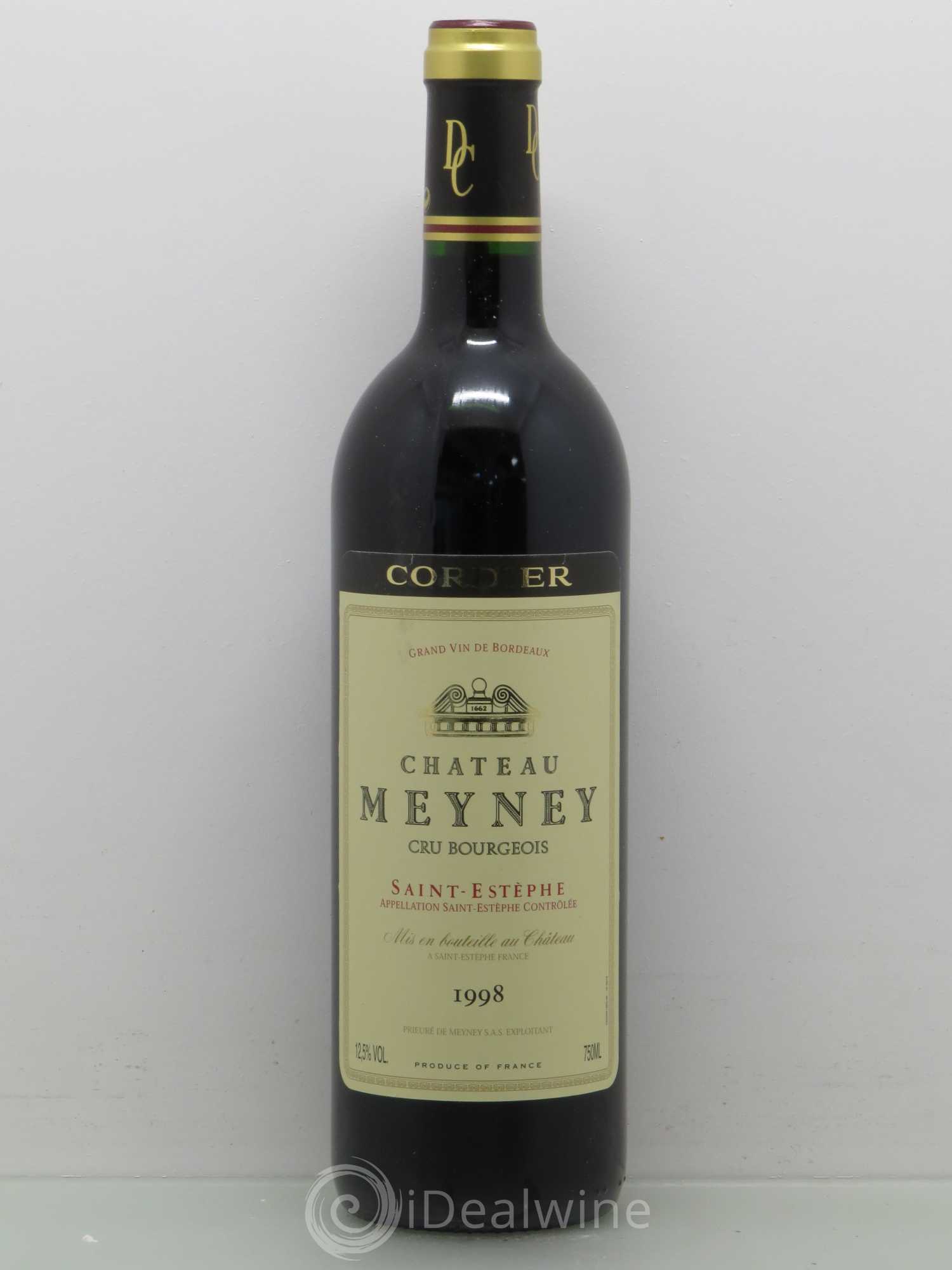 Château Meyney 1998 - Lot de 1 bouteille - 0