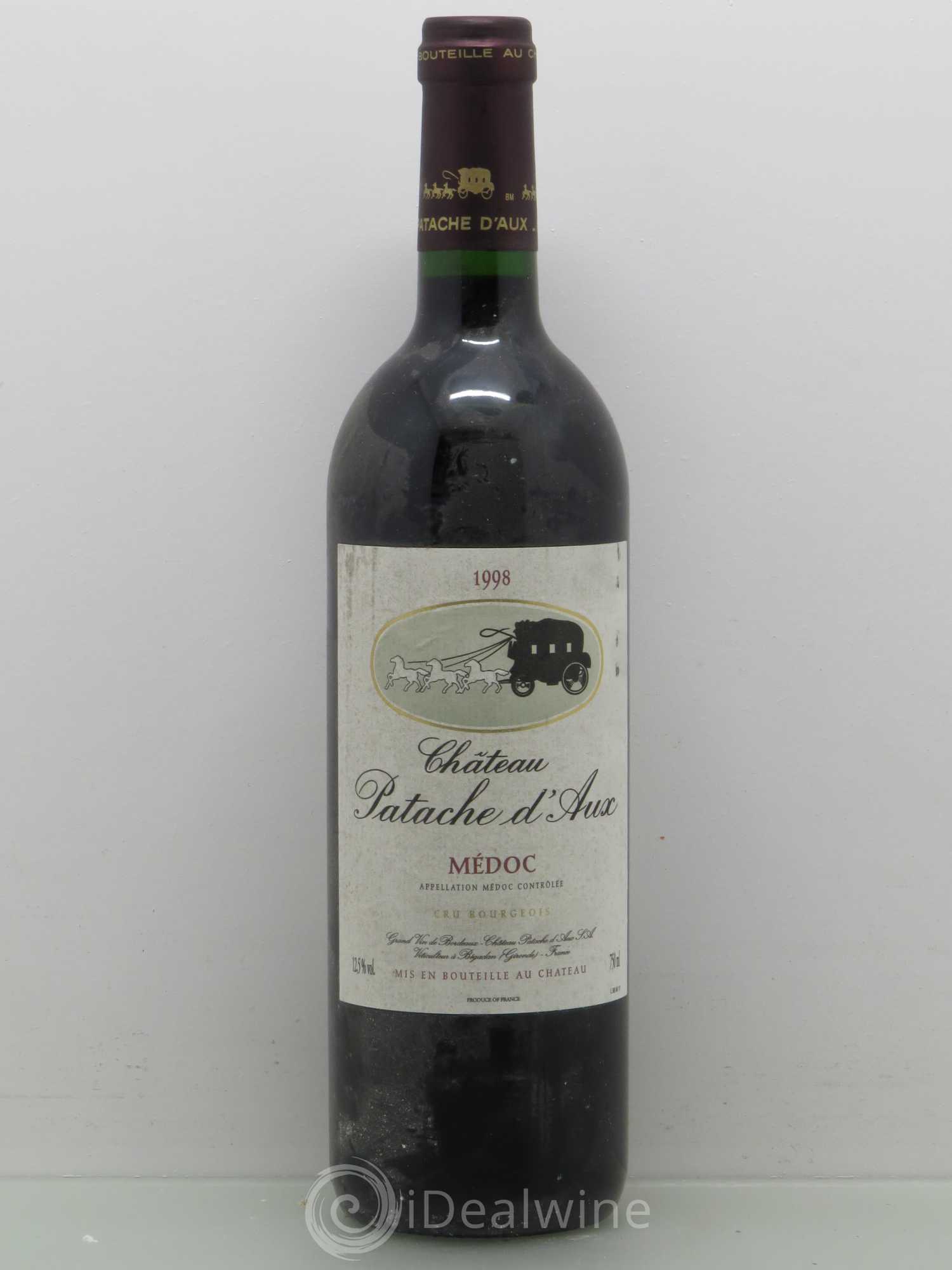 Château Patache d'Aux Cru Bourgeois (sans prix de reserve) 1998 - Lot de 1 bouteille - 0