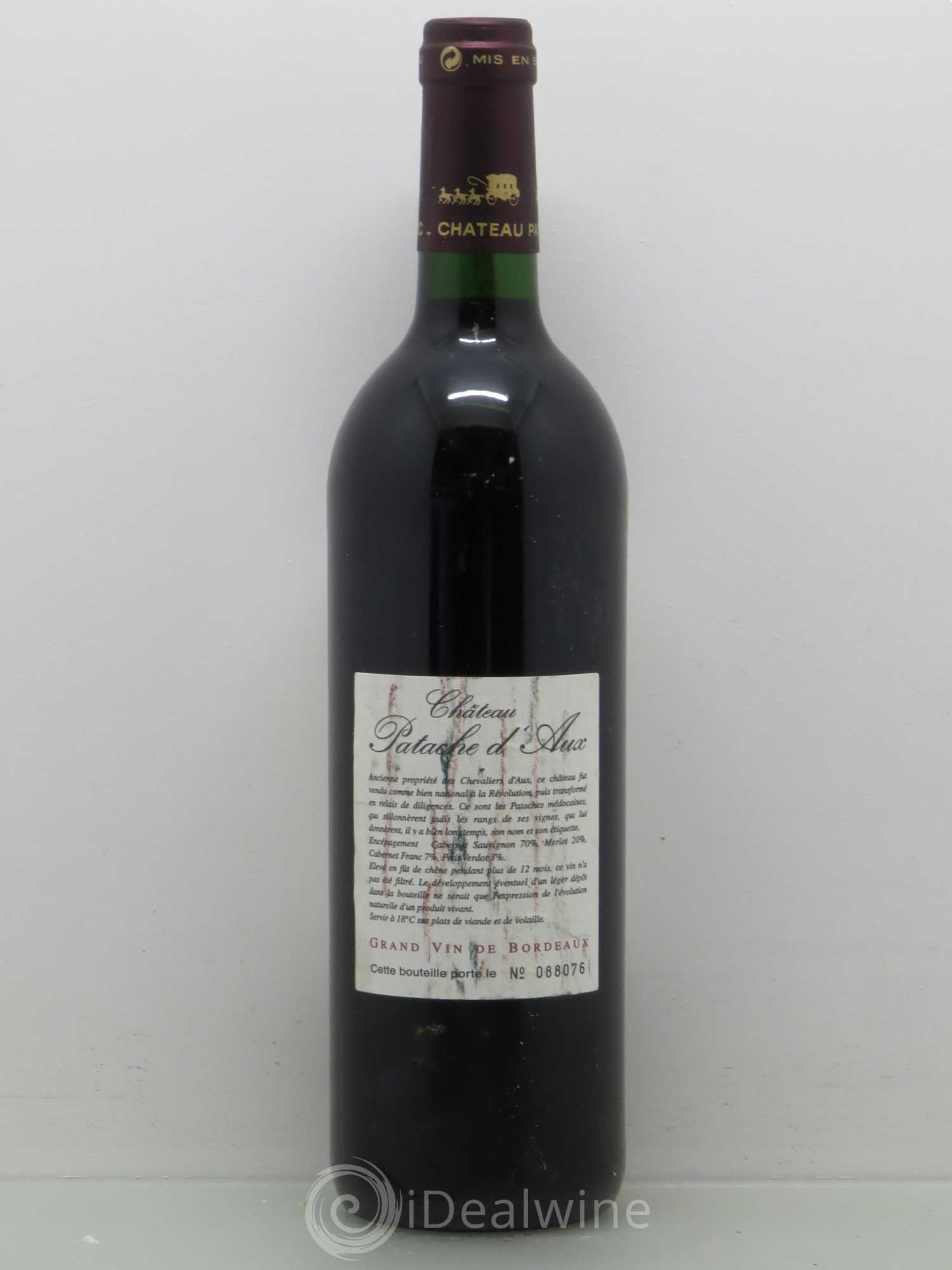 Château Patache d'Aux Cru Bourgeois (sans prix de reserve) 1998 - Lot de 1 bouteille - 1
