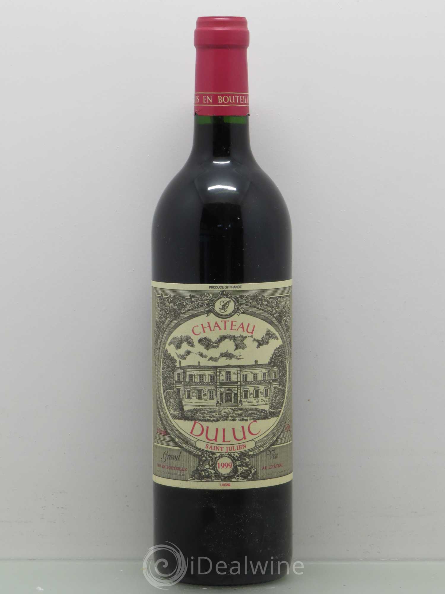 Duluc de Branaire Second Vin (sans prix de reserve) 1999 - Lot de 1 bouteille - 0