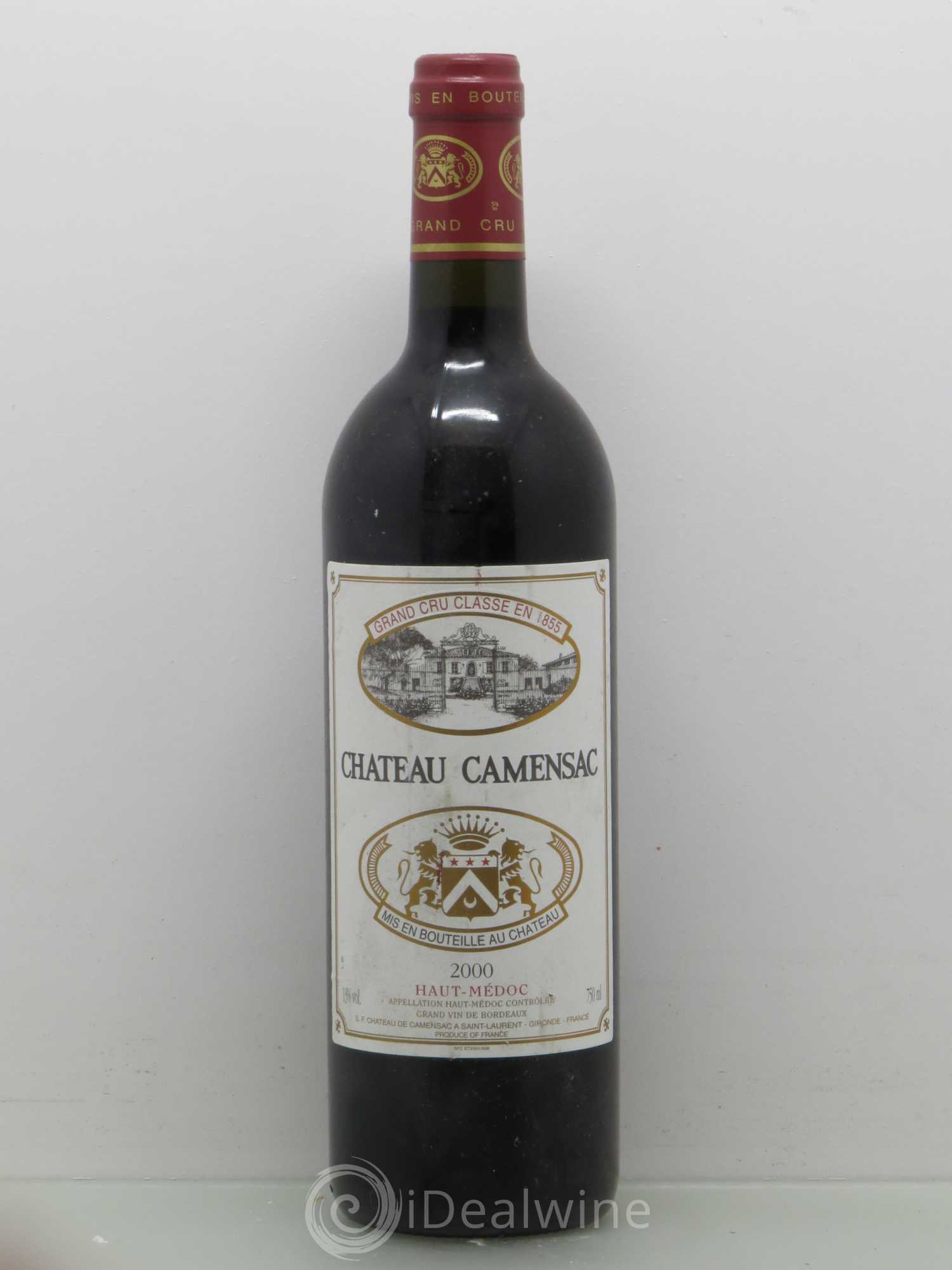 Château Camensac 5ème Grand Cru Classé 2000 - Lot de 1 bouteille - 0