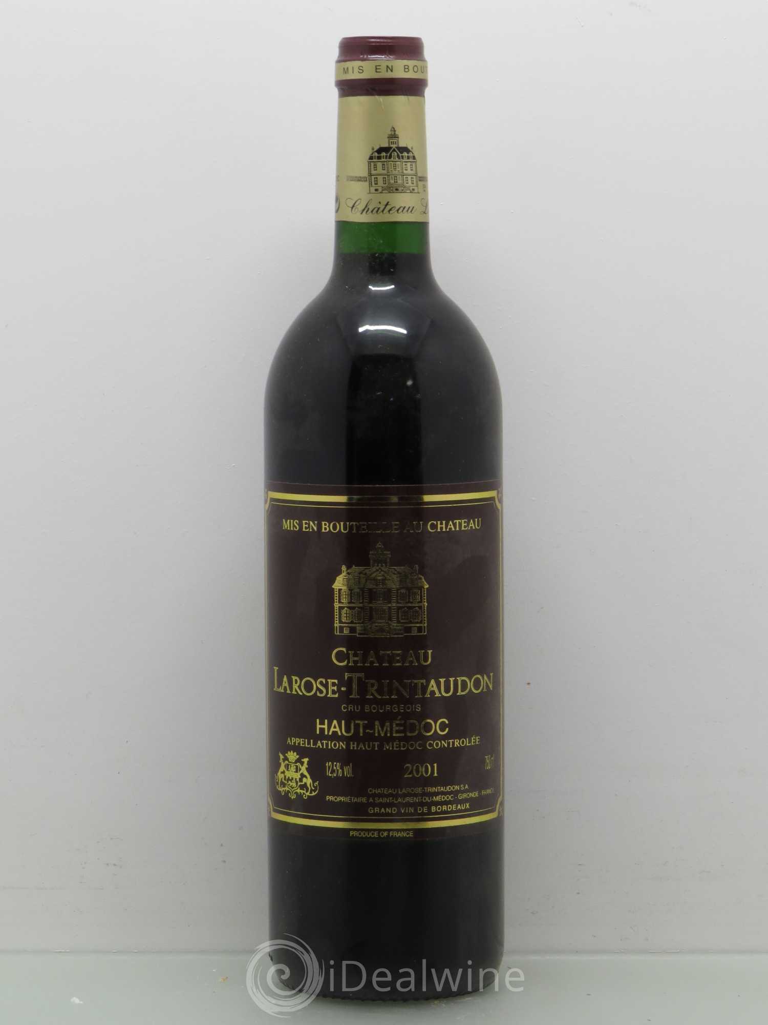 Château Larose Trintaudon Cru Bourgeois (sans prix de reserve) 2001 - Lot de 1 bouteille - 0