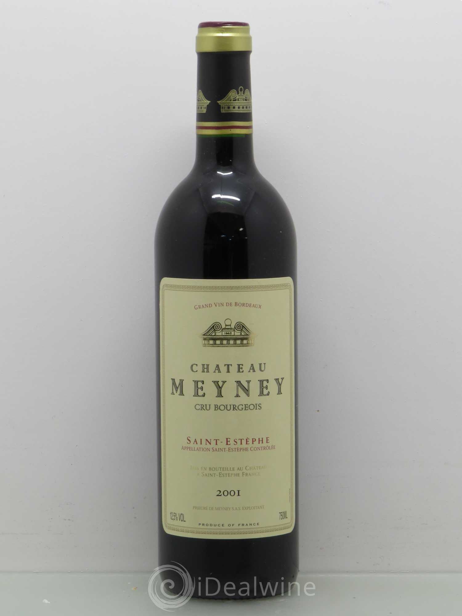 Château Meyney 2001 - Lot de 1 bouteille - 0