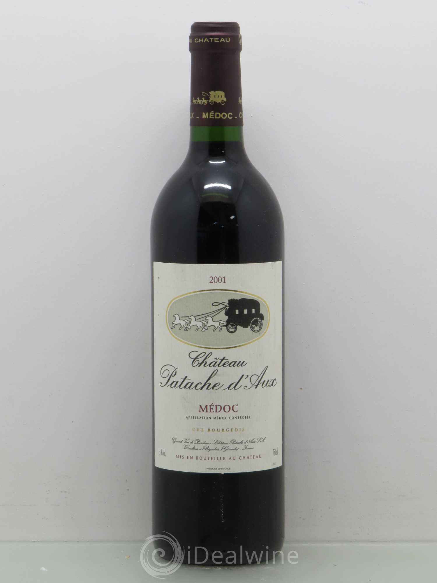 Château Patache d'Aux Cru Bourgeois 2001 - Lot de 1 bouteille - 0