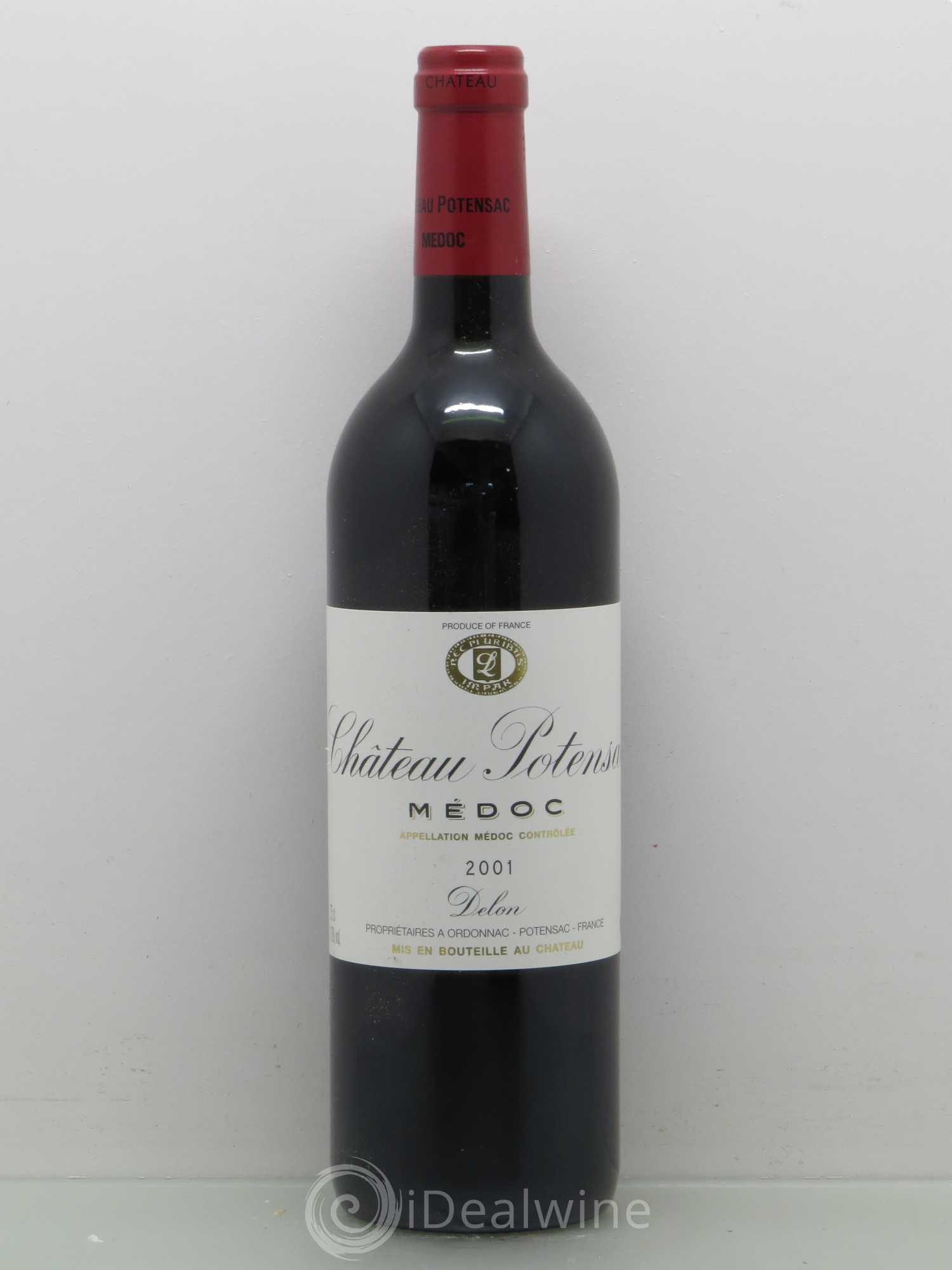 Château Potensac 2001 - Lot de 1 bouteille - 0