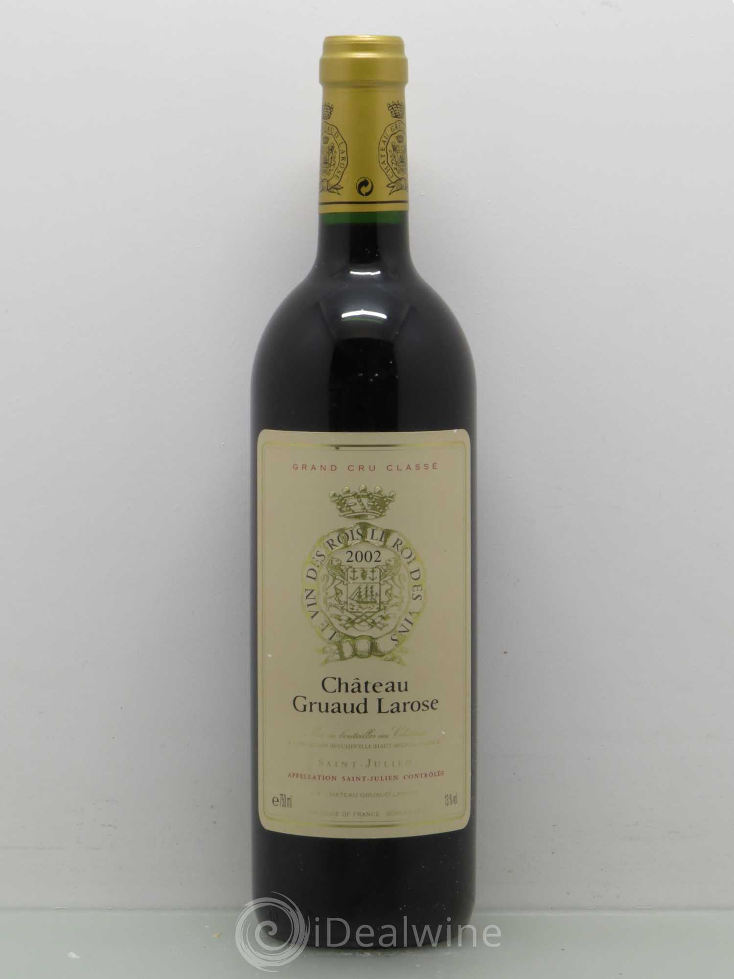 Château Gruaud Larose 2ème Grand Cru Classé 2002 - Lot de 1 bouteille - 0