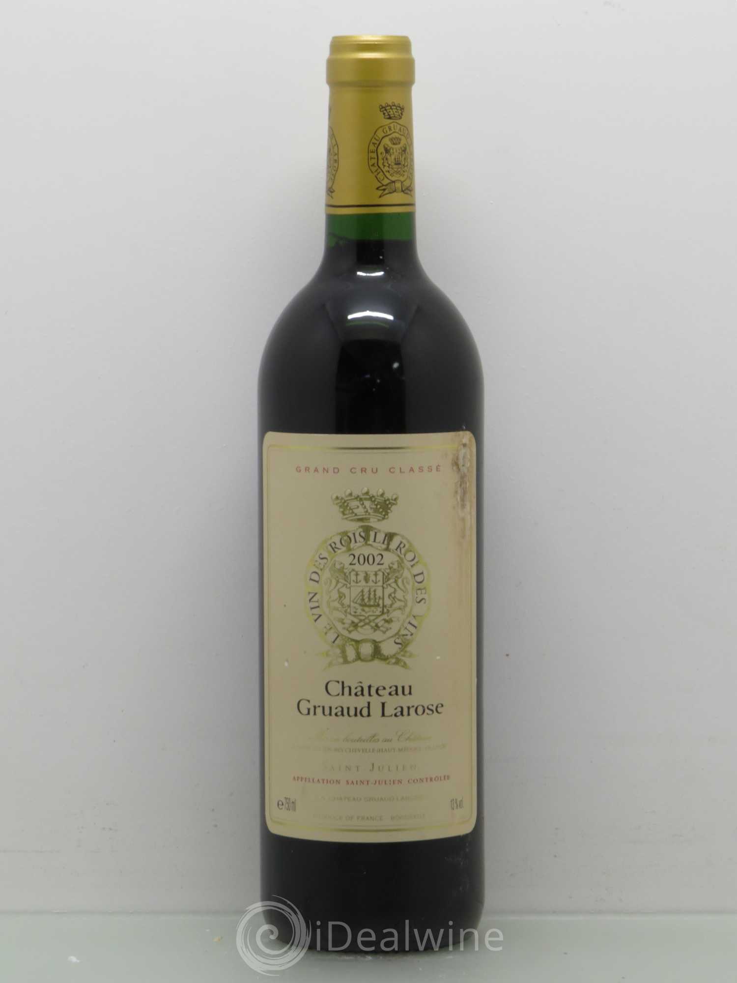 Château Gruaud Larose 2ème Grand Cru Classé 2002 - Lot de 1 bouteille - 0