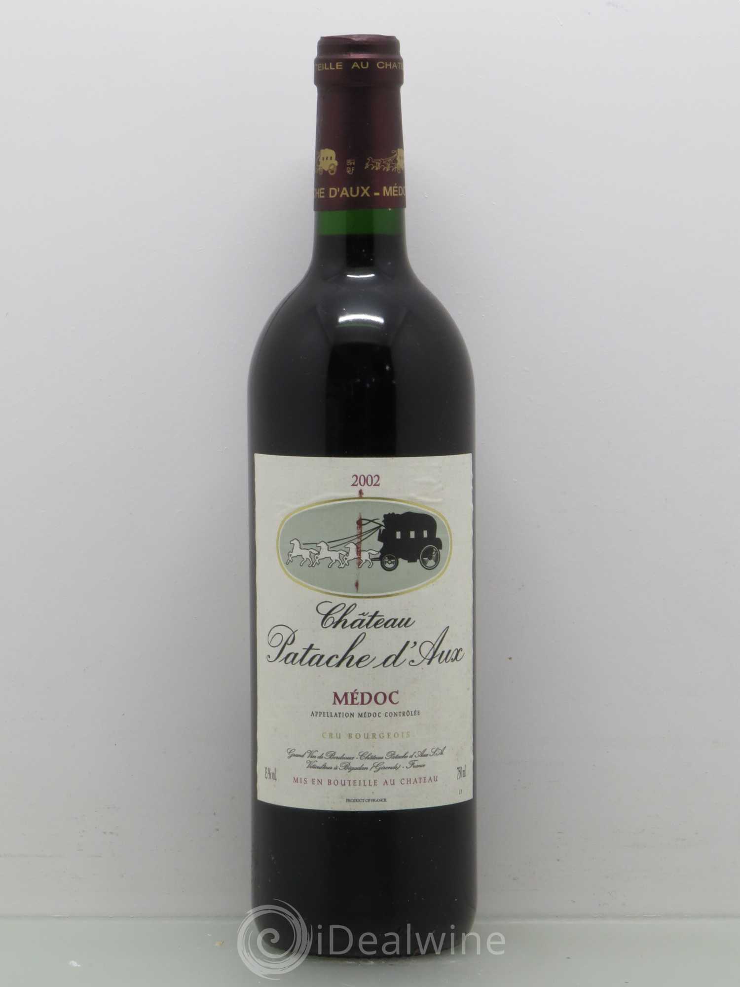 Château Patache d'Aux Cru Bourgeois (sans prix de reserve) 2002 - Lot de 1 bouteille - 0
