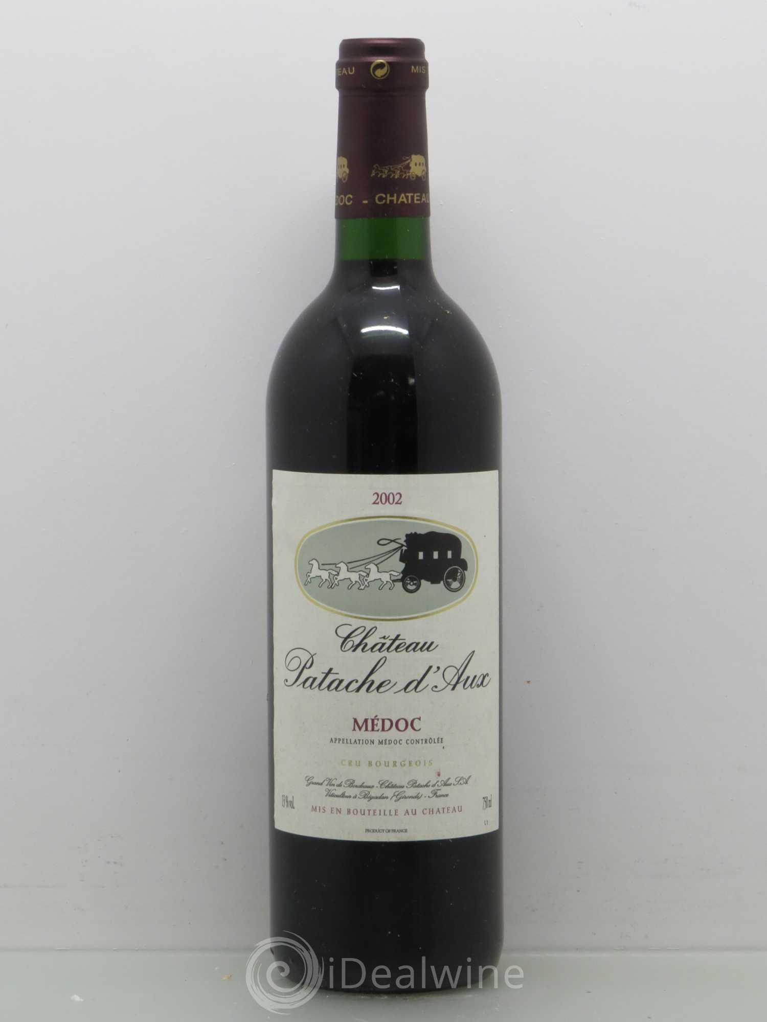 Château Patache d'Aux Cru Bourgeois (sans prix de reserve) 2002 - Lot de 1 bouteille - 0