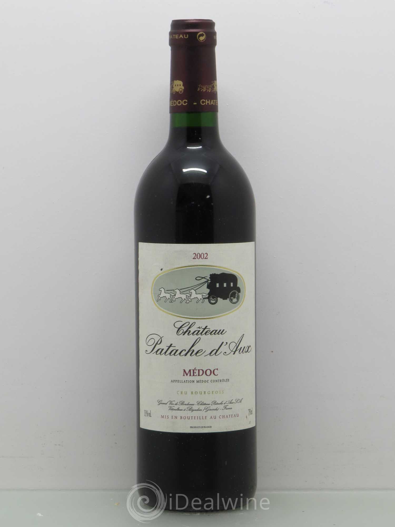 Château Patache d'Aux Cru Bourgeois (sans prix de reserve) 2002 - Lot de 1 bouteille - 0