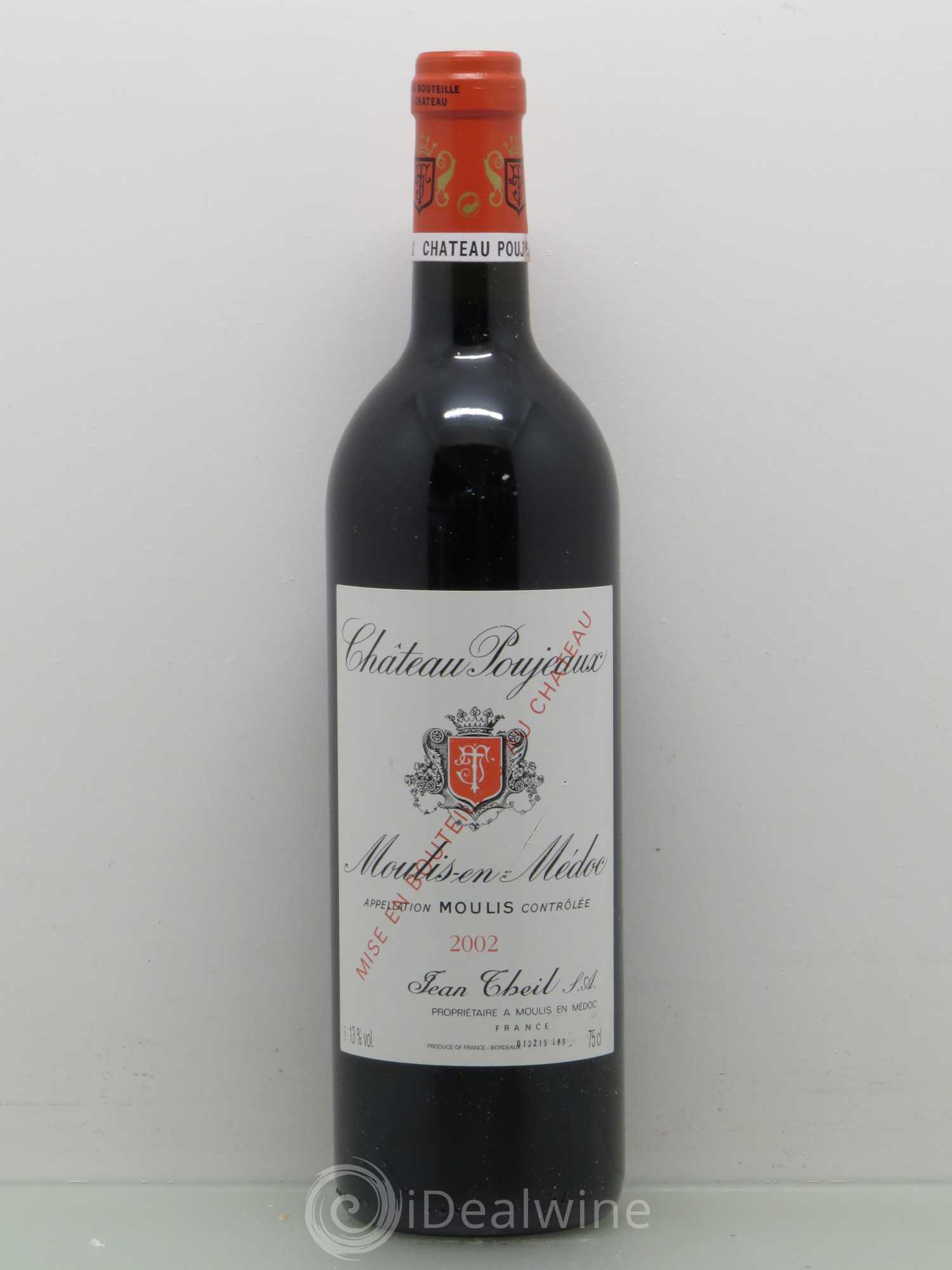 Château Poujeaux 2002 - Lot de 1 bouteille - 0