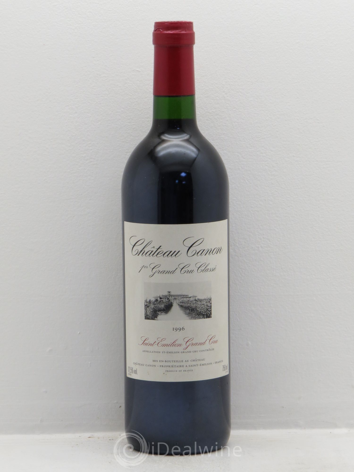 Château Canon 1er Grand Cru Classé B 1996 - Lot de 1 bouteille - 0