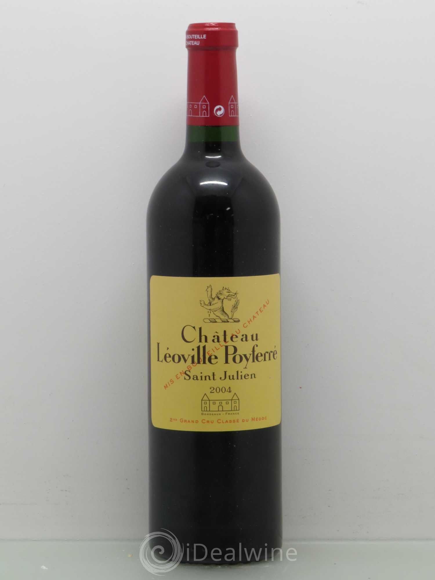 Château Léoville Poyferré 2ème Grand Cru Classé 2004 - Lot de 1 bouteille - 0