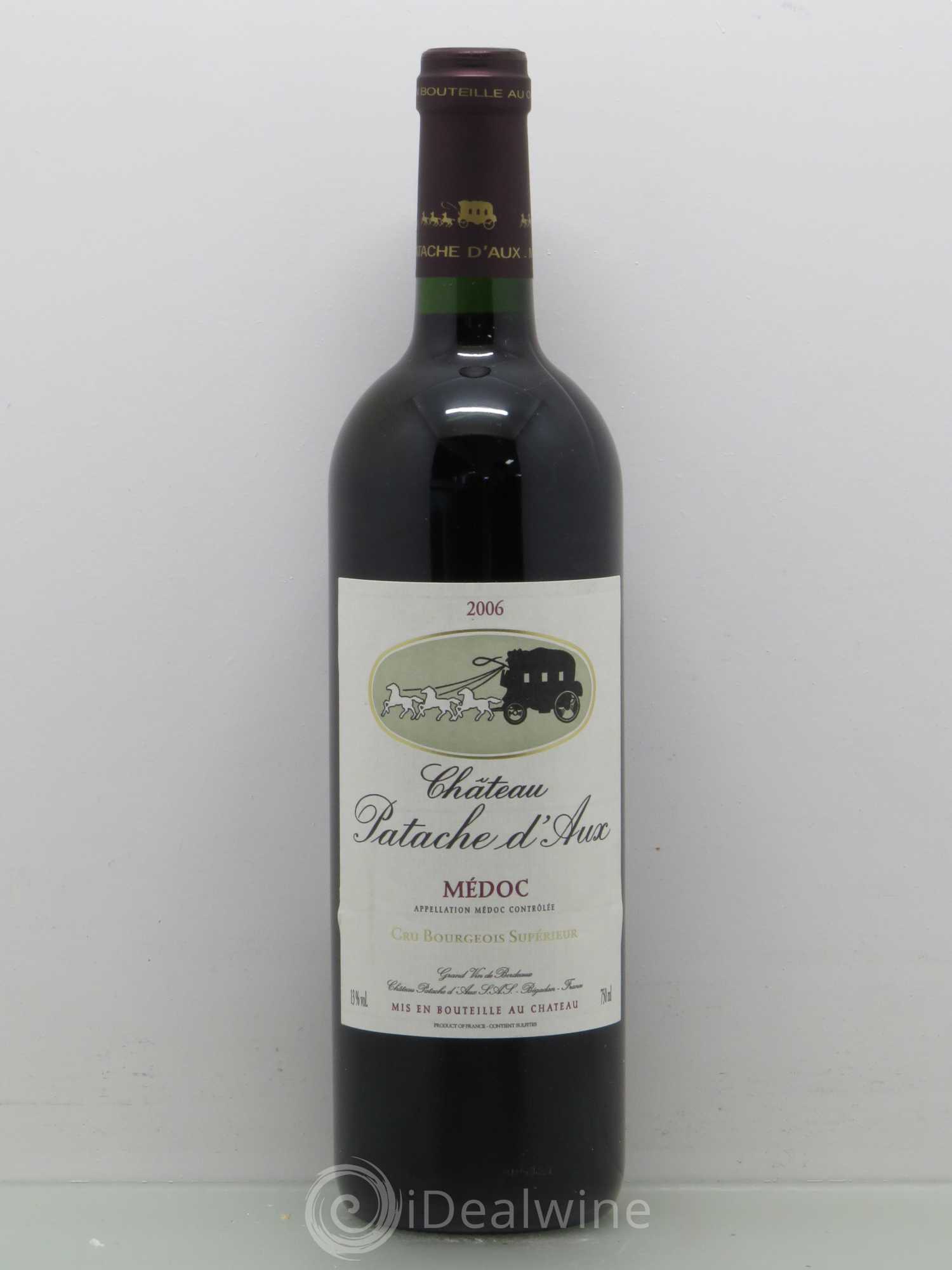 Château Patache d'Aux Cru Bourgeois (sans prix de reserve) 2006 - Lot de 1 bouteille - 0