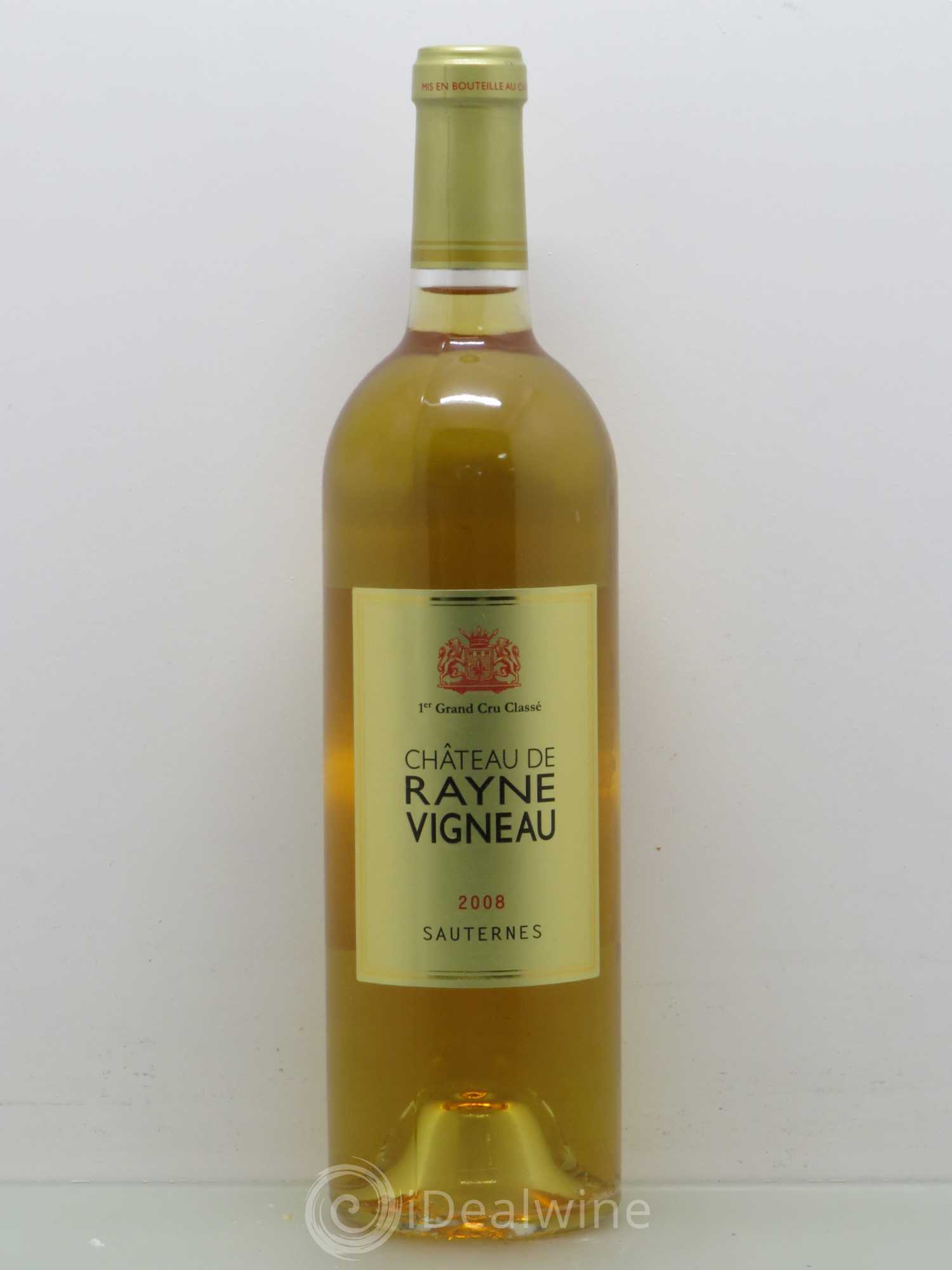 Château de Rayne Vigneau 1er Grand Cru Classé 2008 - Lotto di 1 bottiglia - 0
