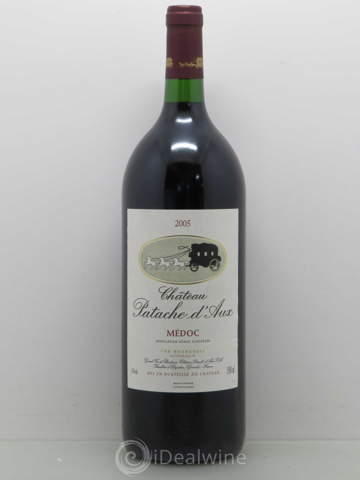Château Patache d'Aux Cru Bourgeois 2005 - Lot de 1 magnum - 0