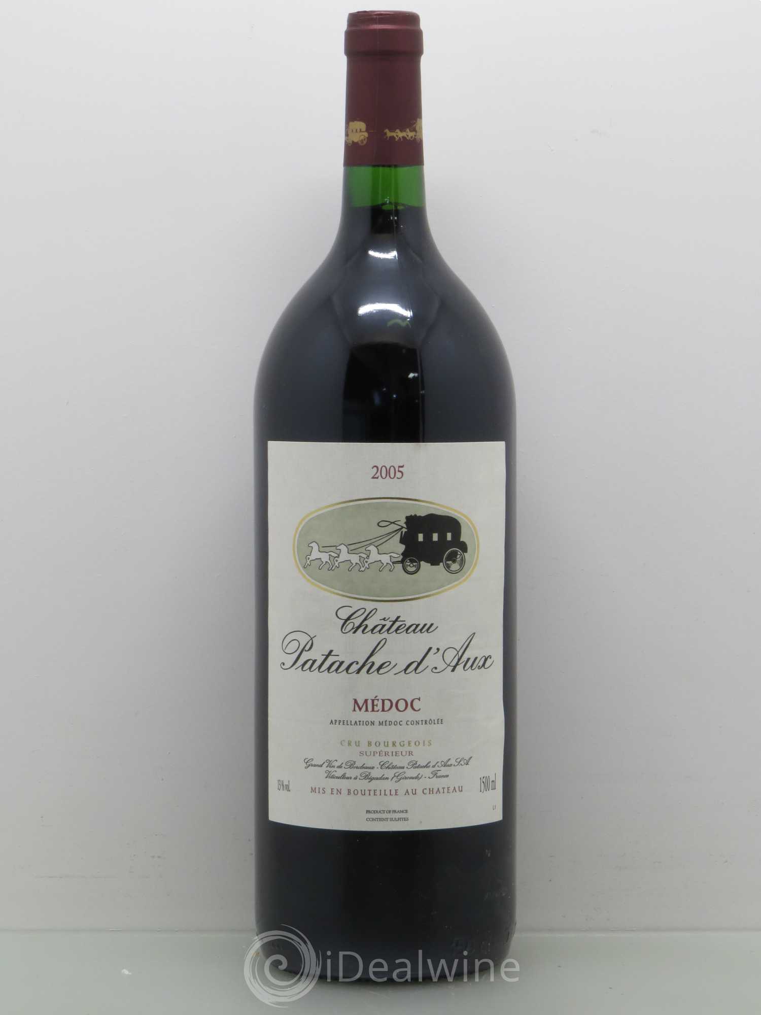 Château Patache d'Aux Cru Bourgeois 2005 - Lot de 1 magnum - 0