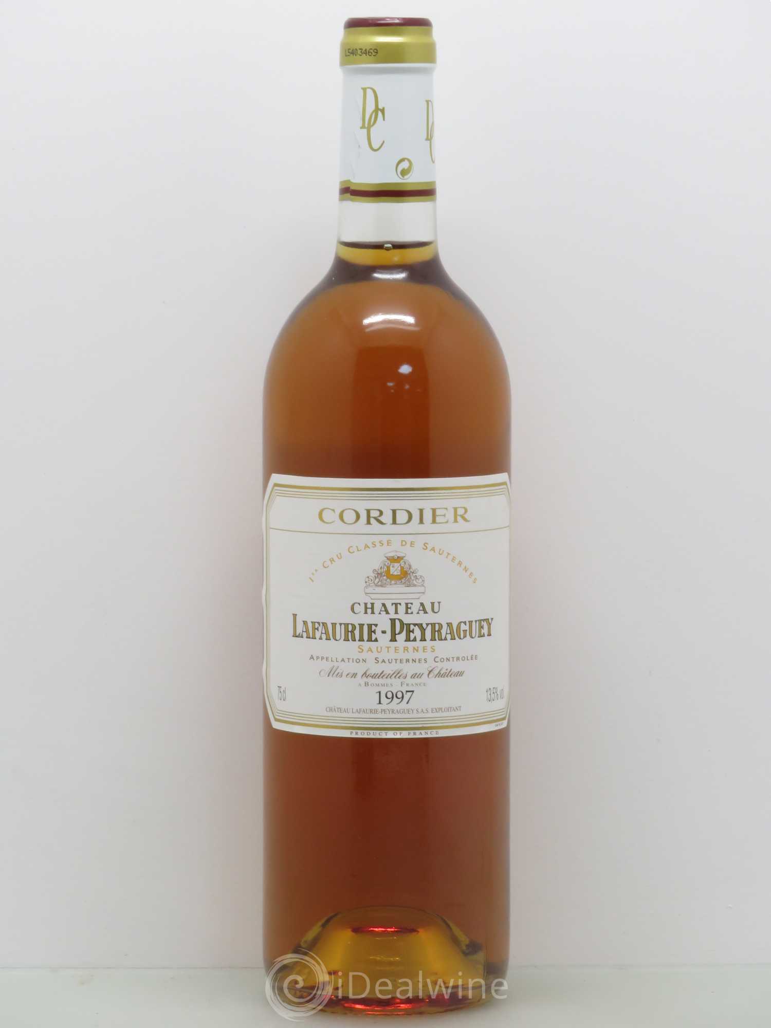 Château Lafaurie-Peyraguey 1er Grand Cru Classé 1997 - Lotto di 1 bottiglia - 0