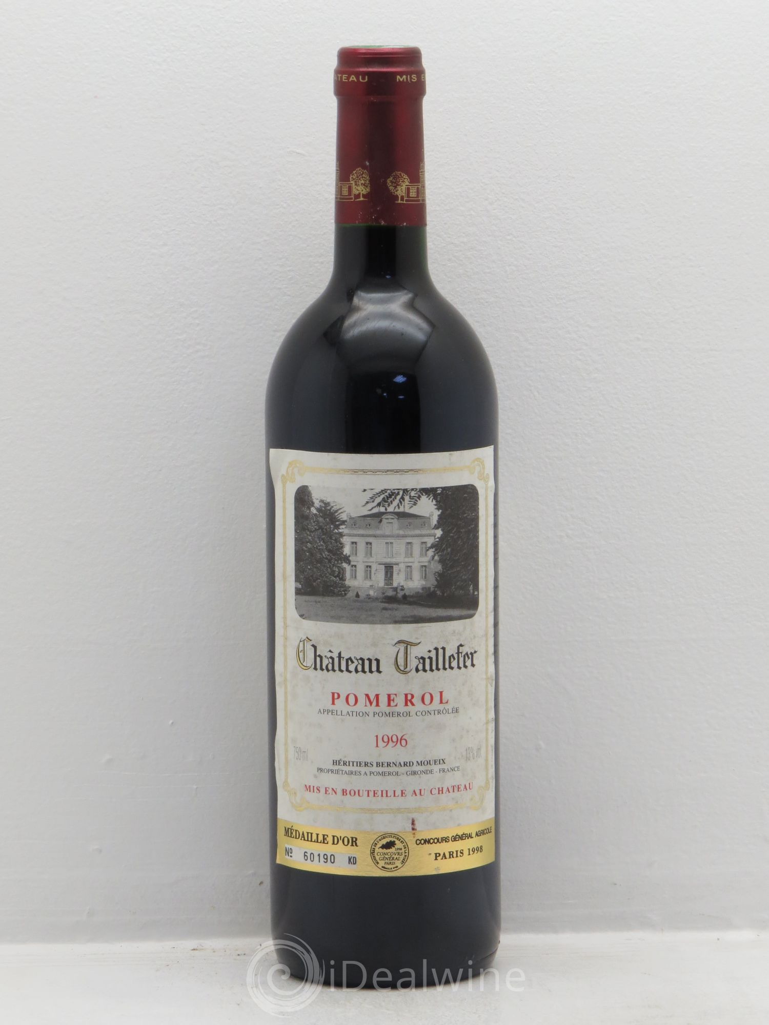 Château Taillefer 1996 - Lot de 1 bouteille - 0