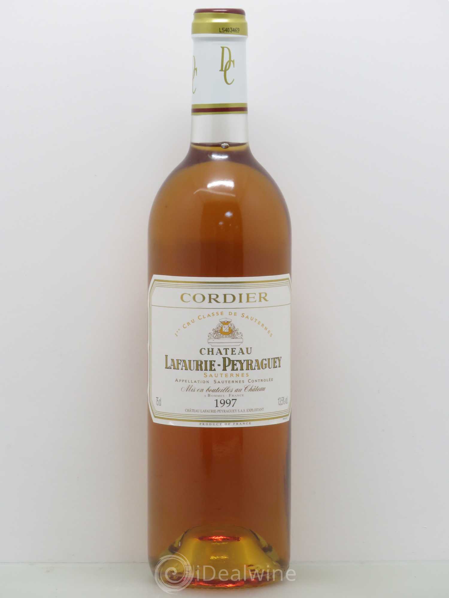 Château Lafaurie-Peyraguey 1er Grand Cru Classé 1997 - Lotto di 1 bottiglia - 0