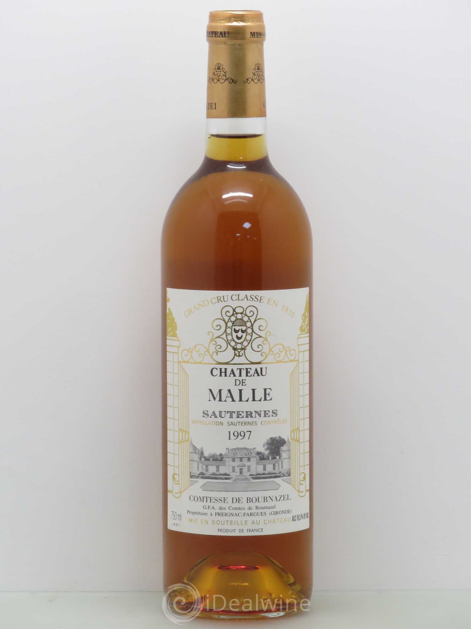 Château de Malle 2ème Grand Cru Classé 1997 - Lotto di 1 bottiglia - 0