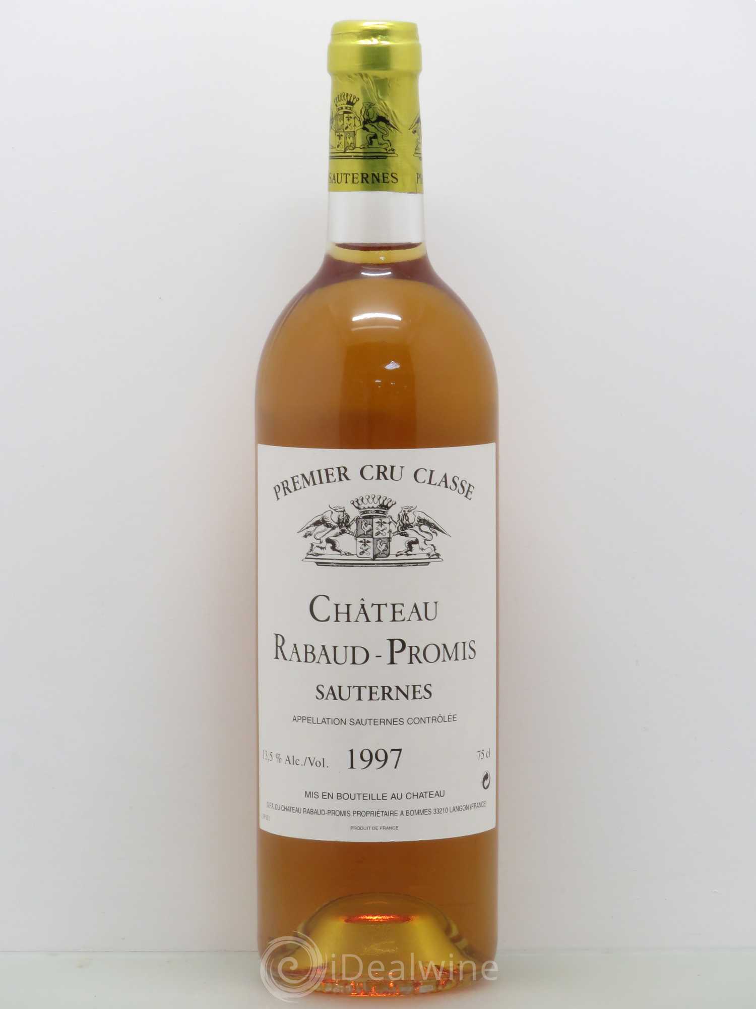 Château Rabaud Promis 1er Grand Cru Classé 1997 - Posten von 1 Flasche - 0