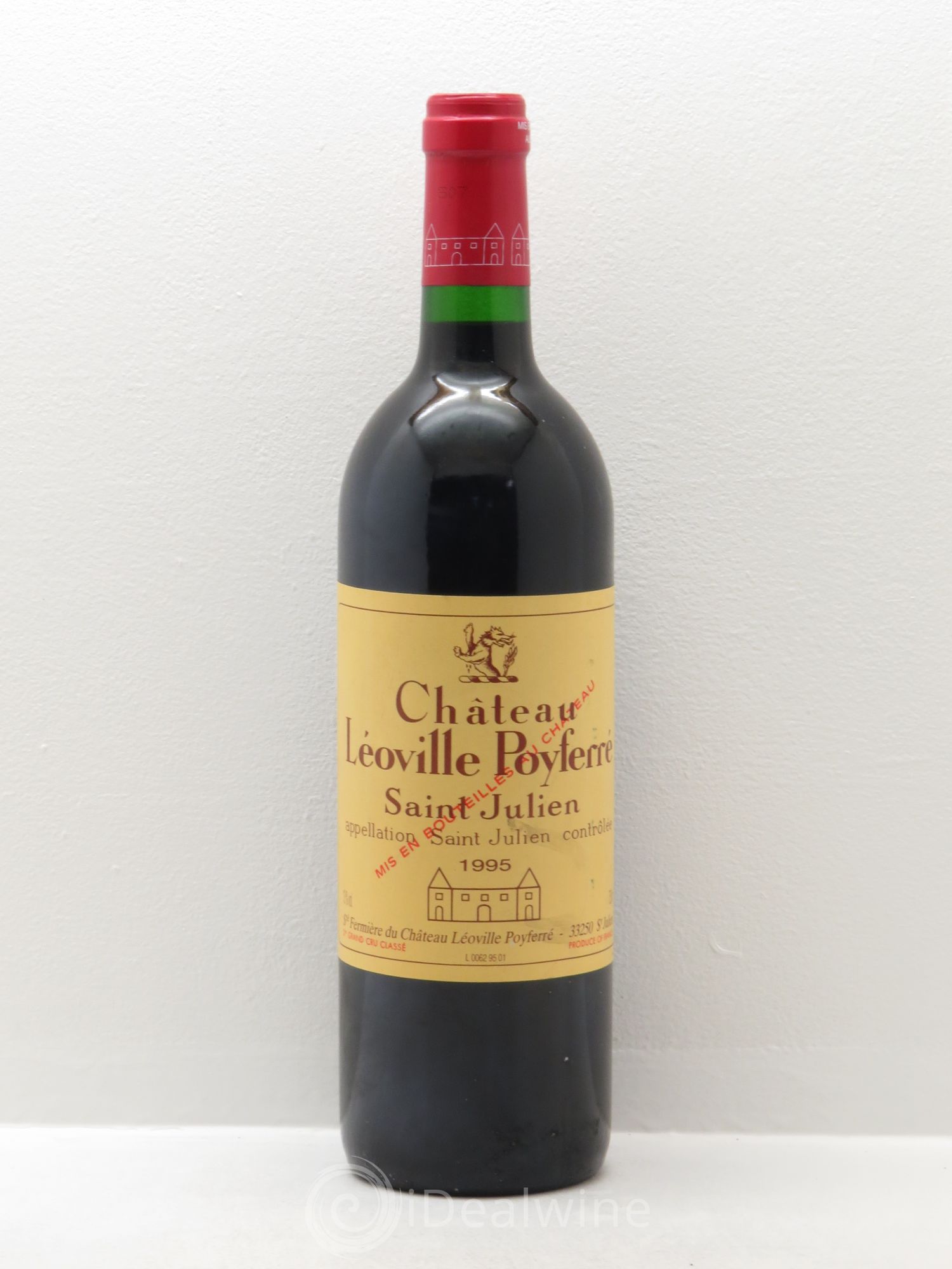 Château Léoville Poyferré 2ème Grand Cru Classé 1995 - Lot de 1 bouteille - 0