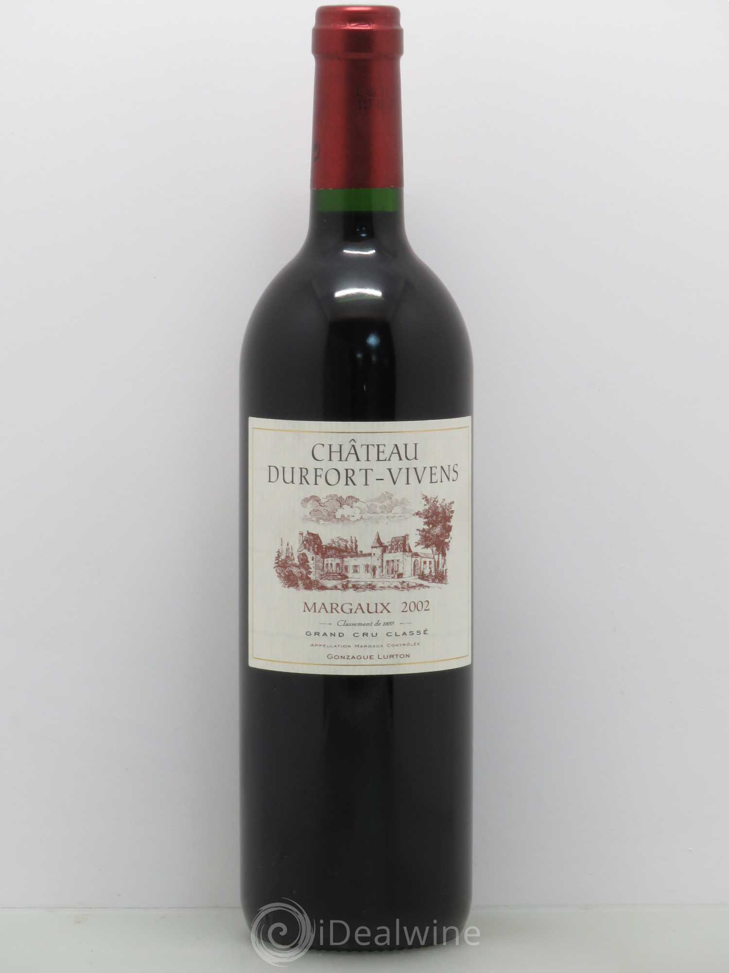 Château Durfort Vivens 2ème Grand Cru Classé 2002 - Lot de 1 bouteille - 0