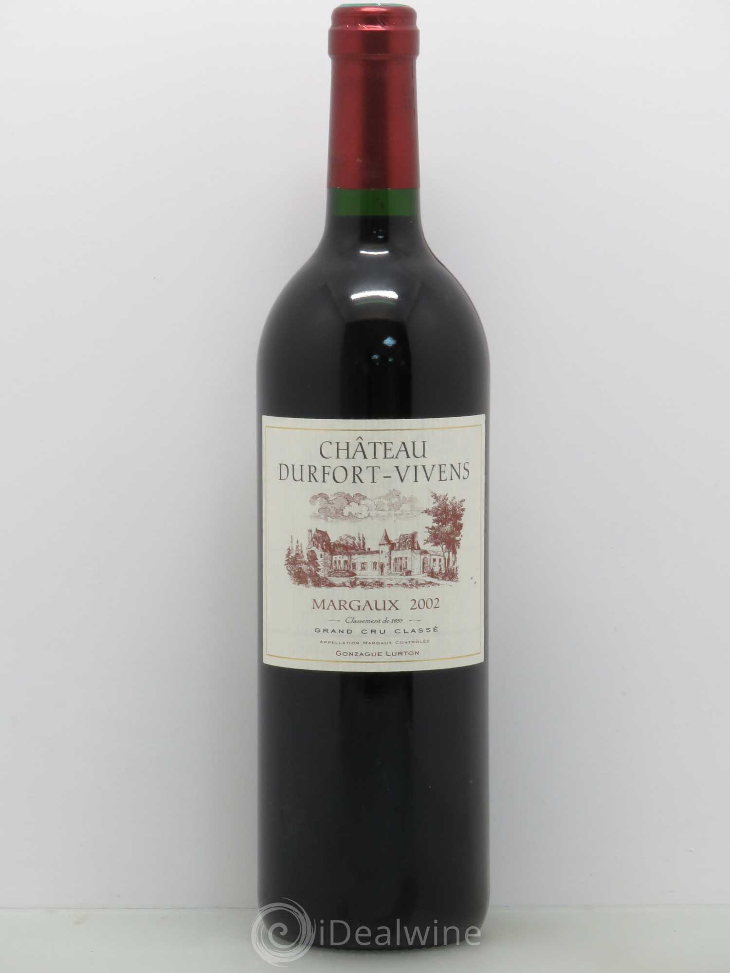 Château Durfort Vivens 2ème Grand Cru Classé 2002 - Lot de 1 bouteille - 0