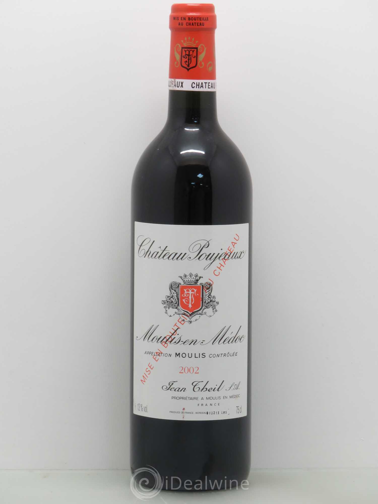 Château Poujeaux 2002 - Lot de 1 bouteille - 0