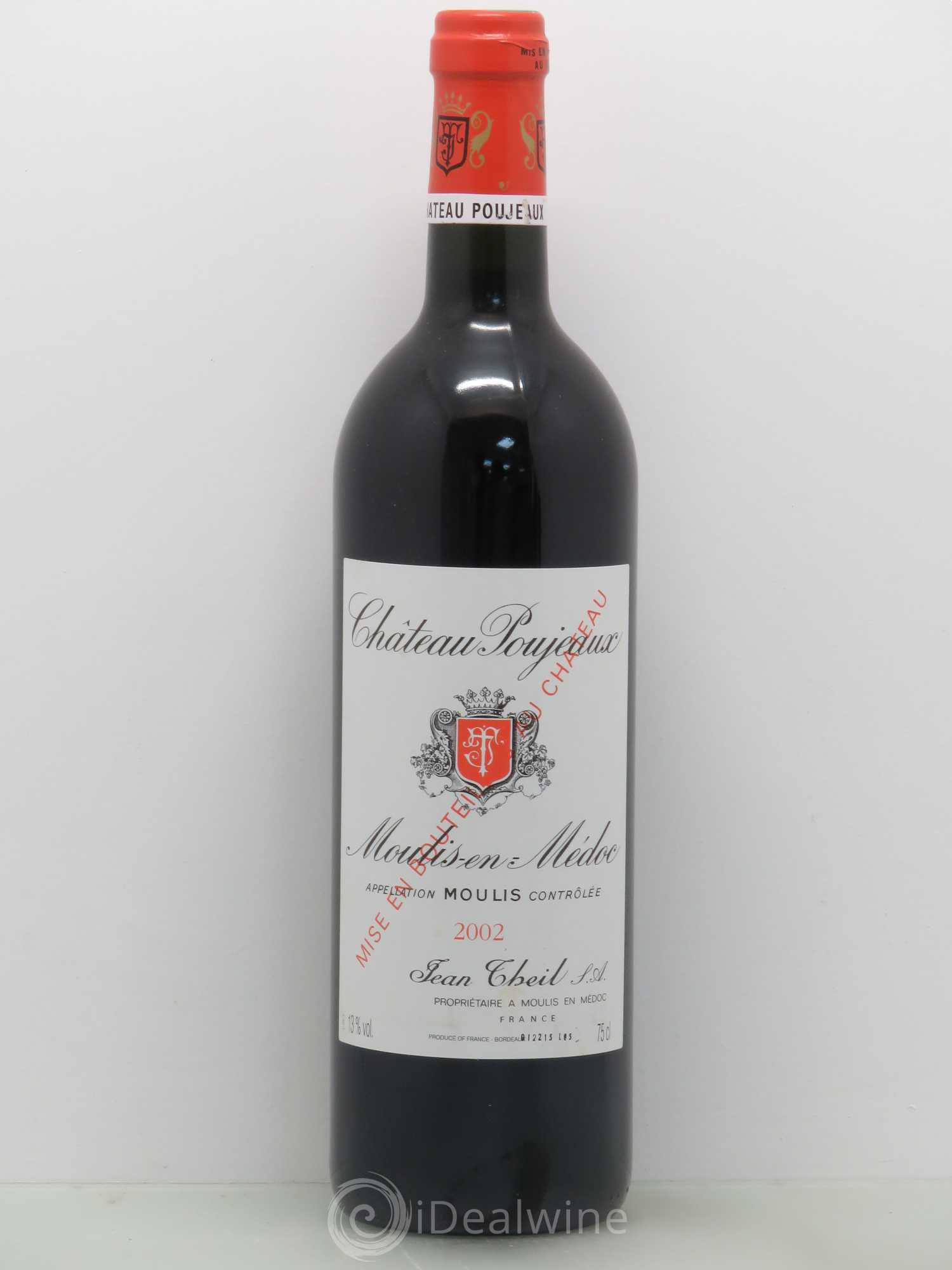 Château Poujeaux 2002 - Lot de 1 bouteille - 0