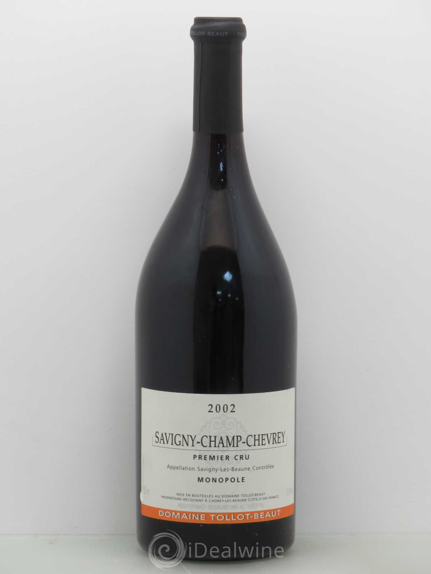 Savigny-lès-Beaune 1er Cru Champs Chevrey - Tollot Beault & Fils 2002 - Posten von 1 Flasche - 0