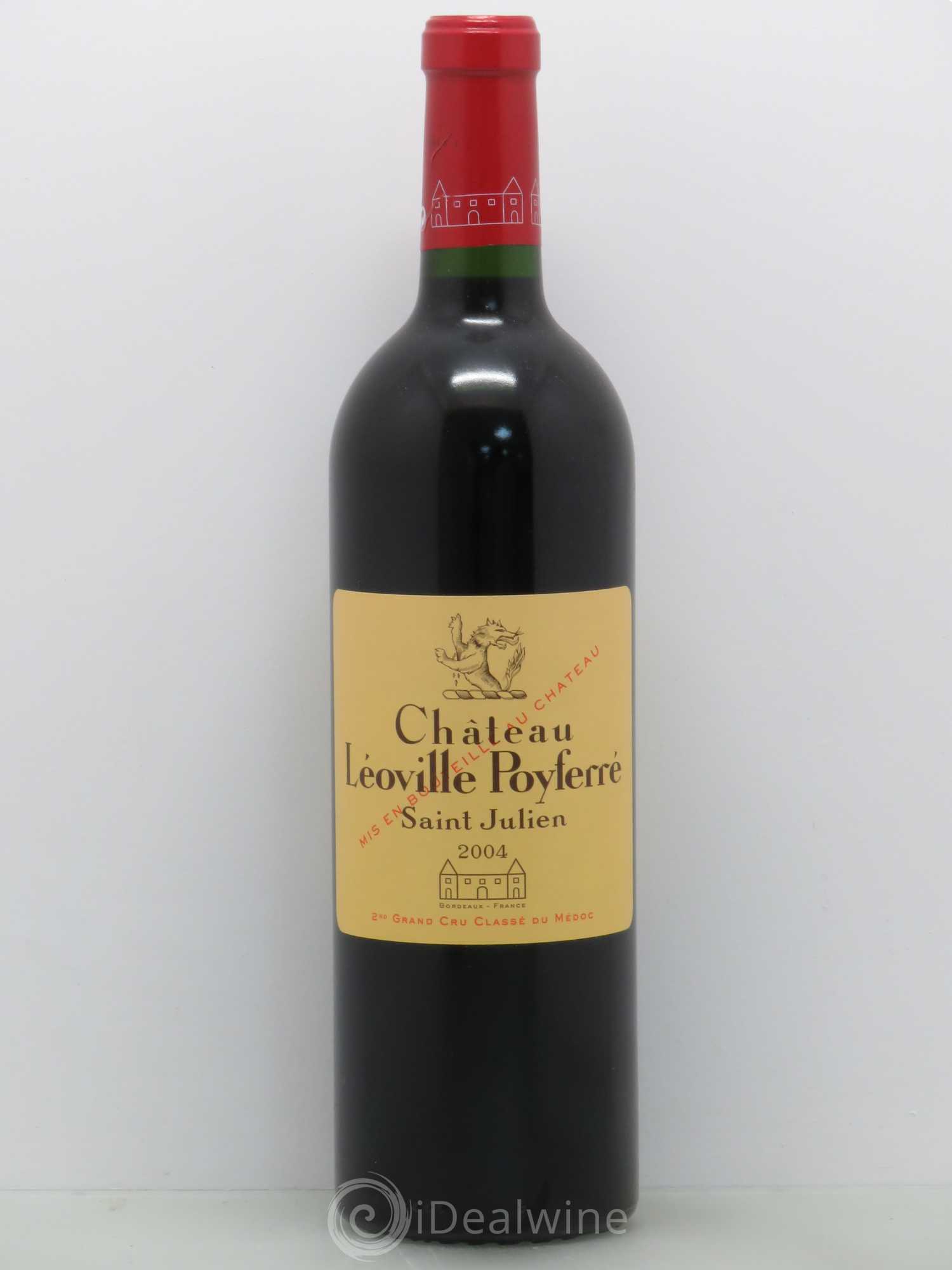 Château Léoville Poyferré 2ème Grand Cru Classé 2004 - Lot de 1 bouteille - 0