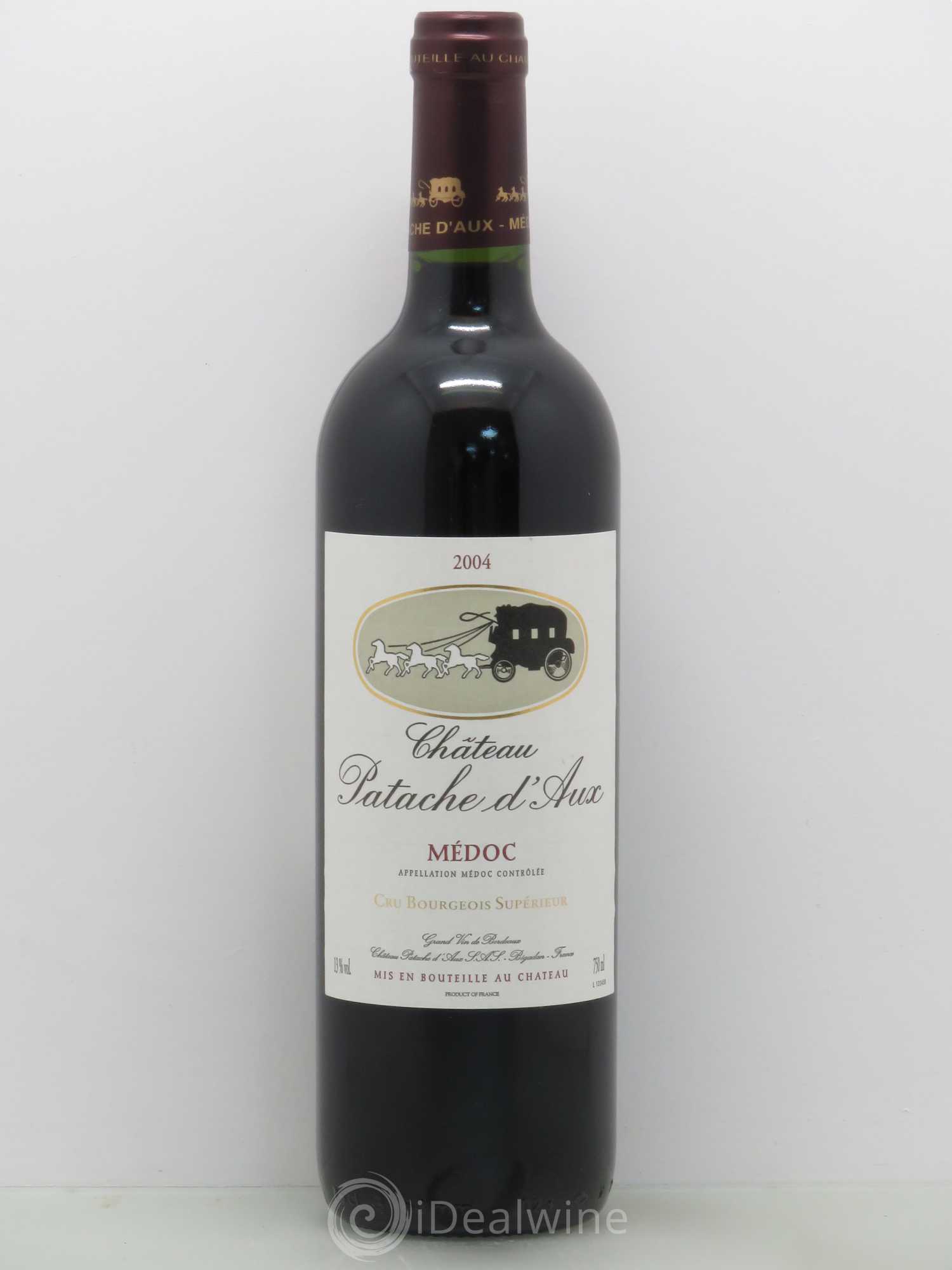 Château Patache d'Aux Cru Bourgeois 2004 - Lot de 1 bouteille - 0